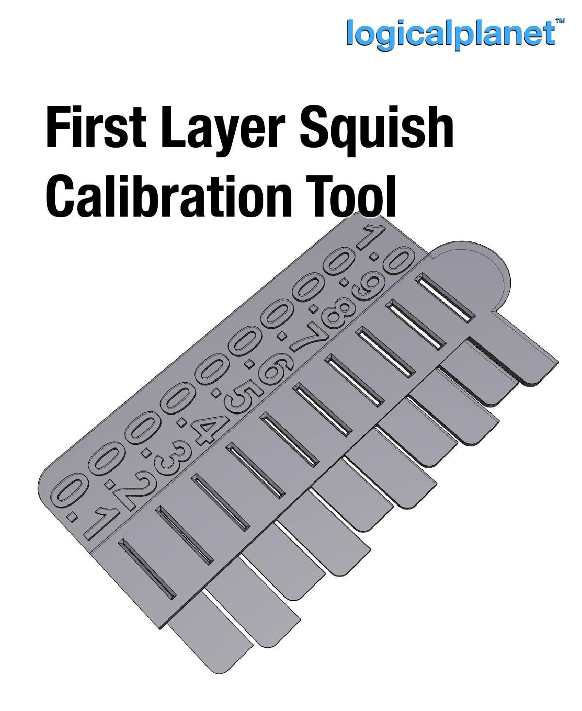 First Layer Squish Calibration Tool 3d model