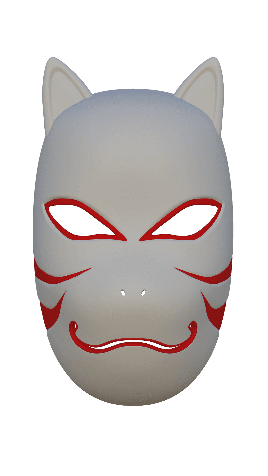 Kitsune Mask Kakashi Anbu Style 3d model