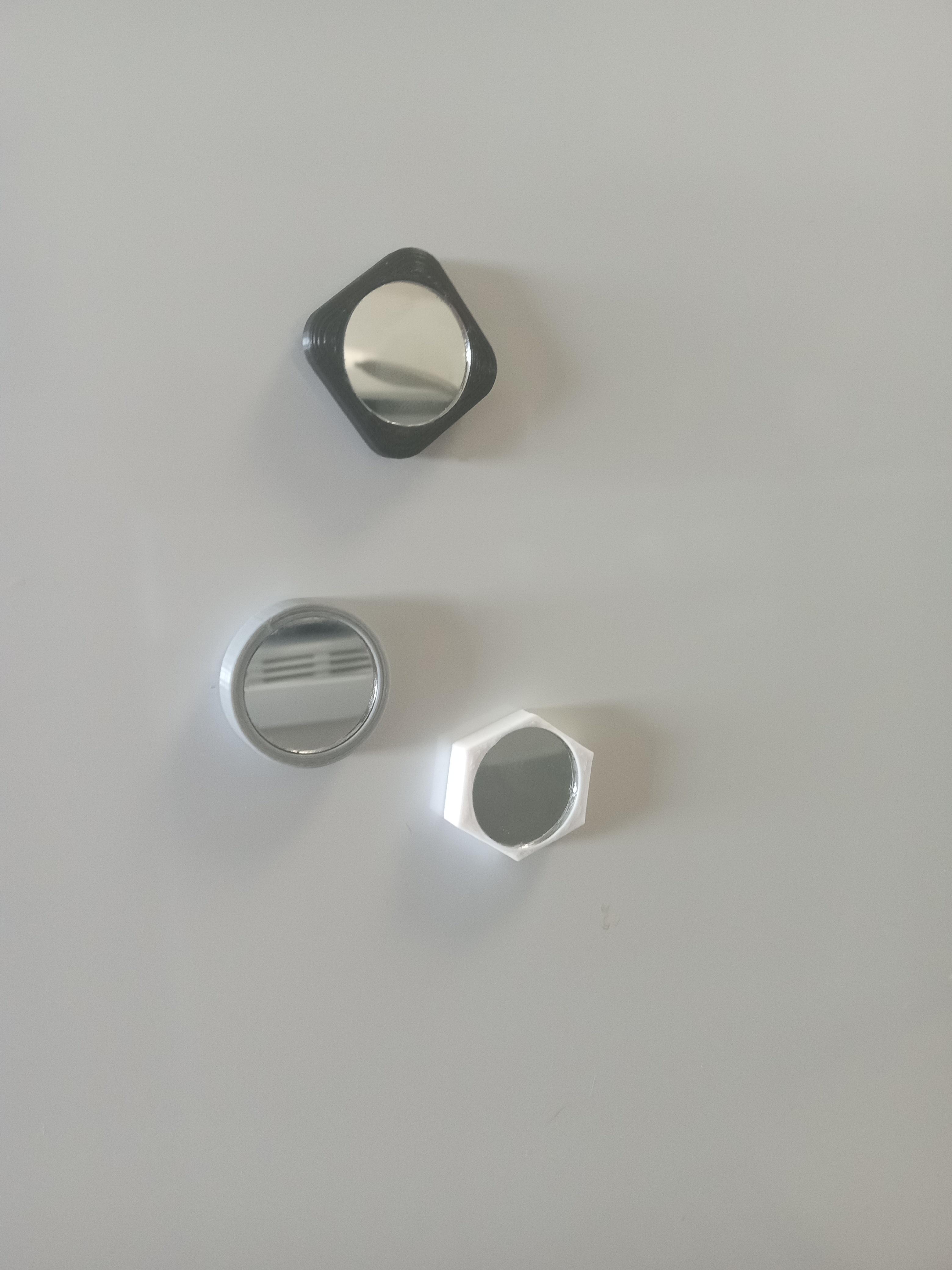 Circular refrigerator magnets  3d model