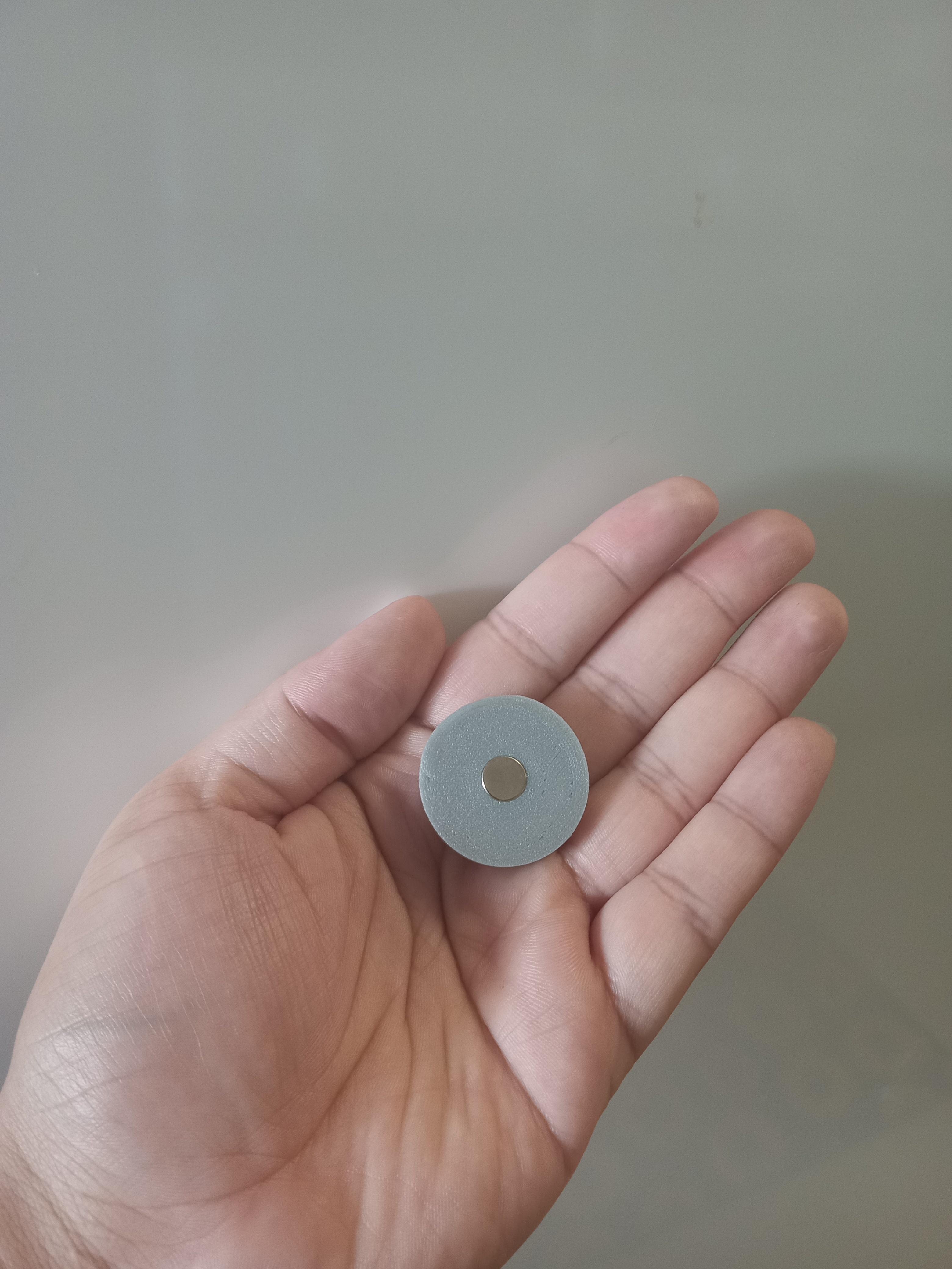 Circular refrigerator magnets  3d model