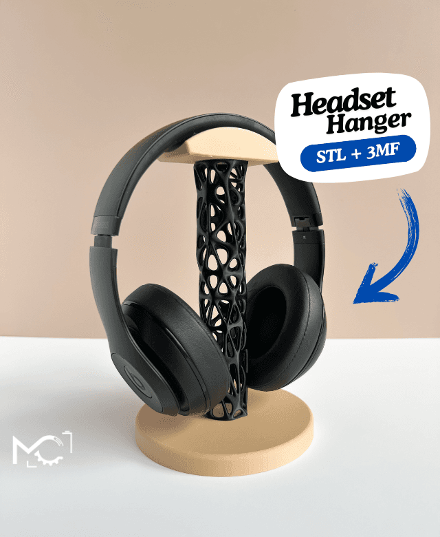 OrganicMeshHeadphoneStand 3d model