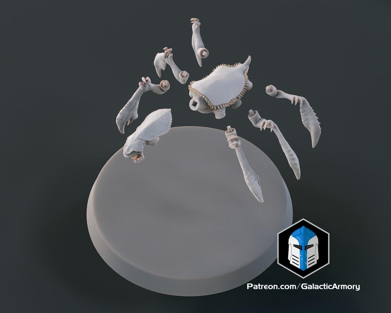 1:48 Scale Acklay Miniatures - 3D Print Files 3d model