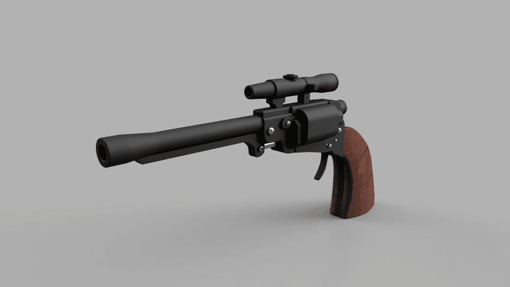 Cad Bane  Blaster From the Book of Boba 3d model