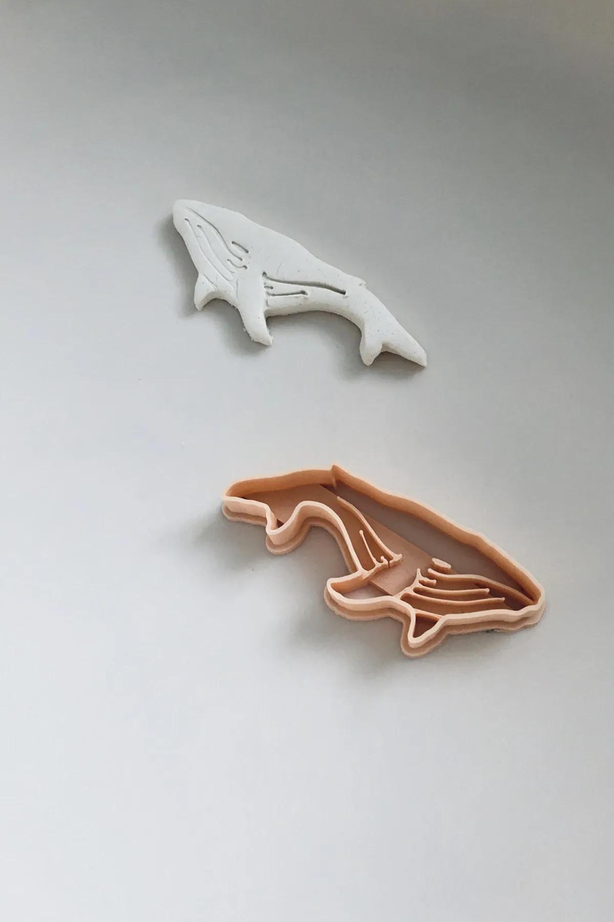 Whale Model Cookie Cutter, Biscuit Cutter 3d model