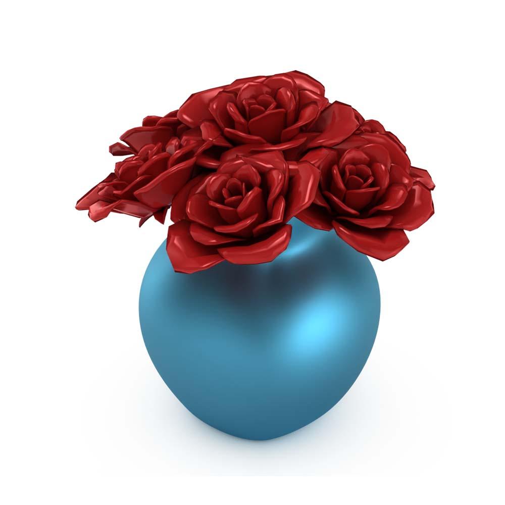 AC-FLOWER-VASE-093 3d model