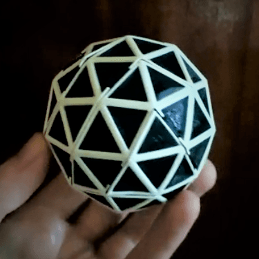 80-Faced Icosphere 3d model