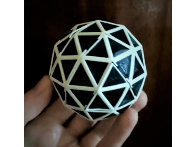 80-Faced Icosphere 3d model