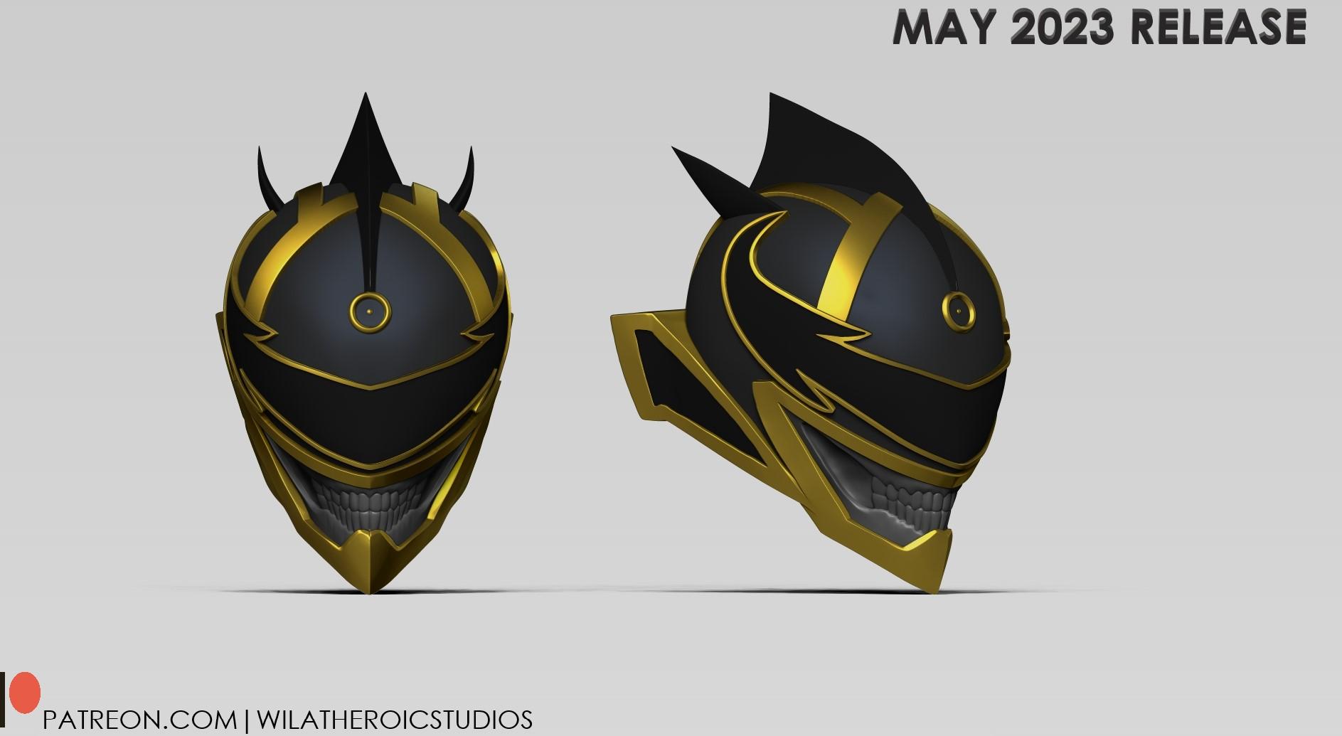 Black Death Ranger Helmet 3d model
