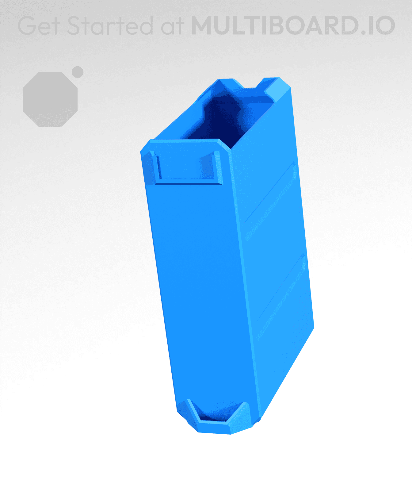 1x3x2-Deep - Multibin Simple Drawer 3d model