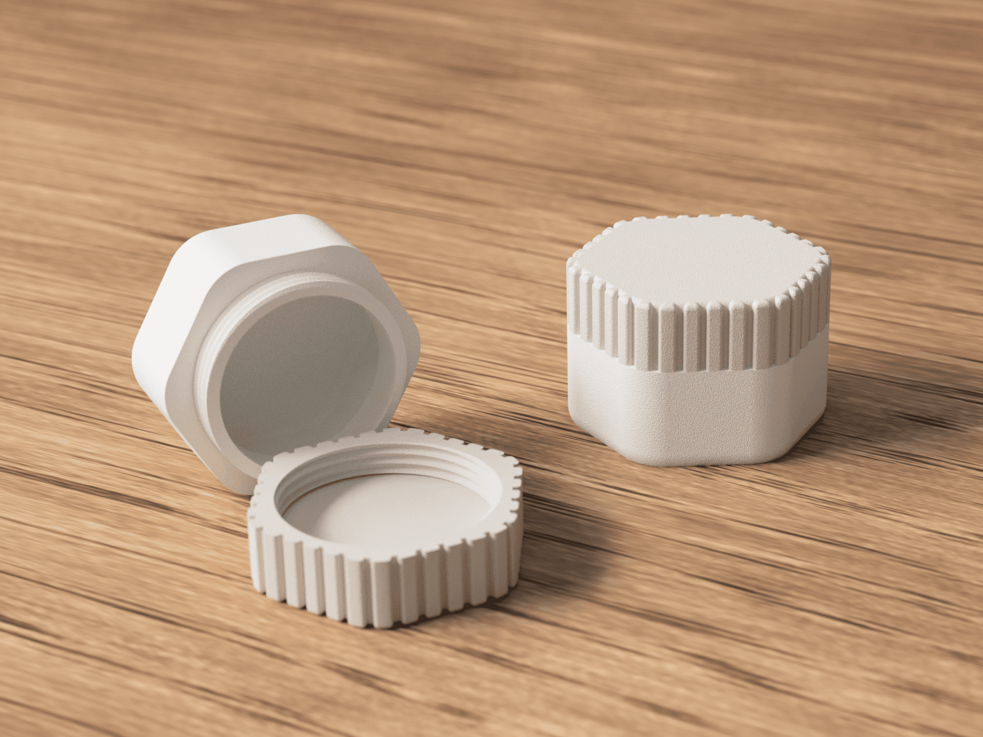 Small travel container 3d model