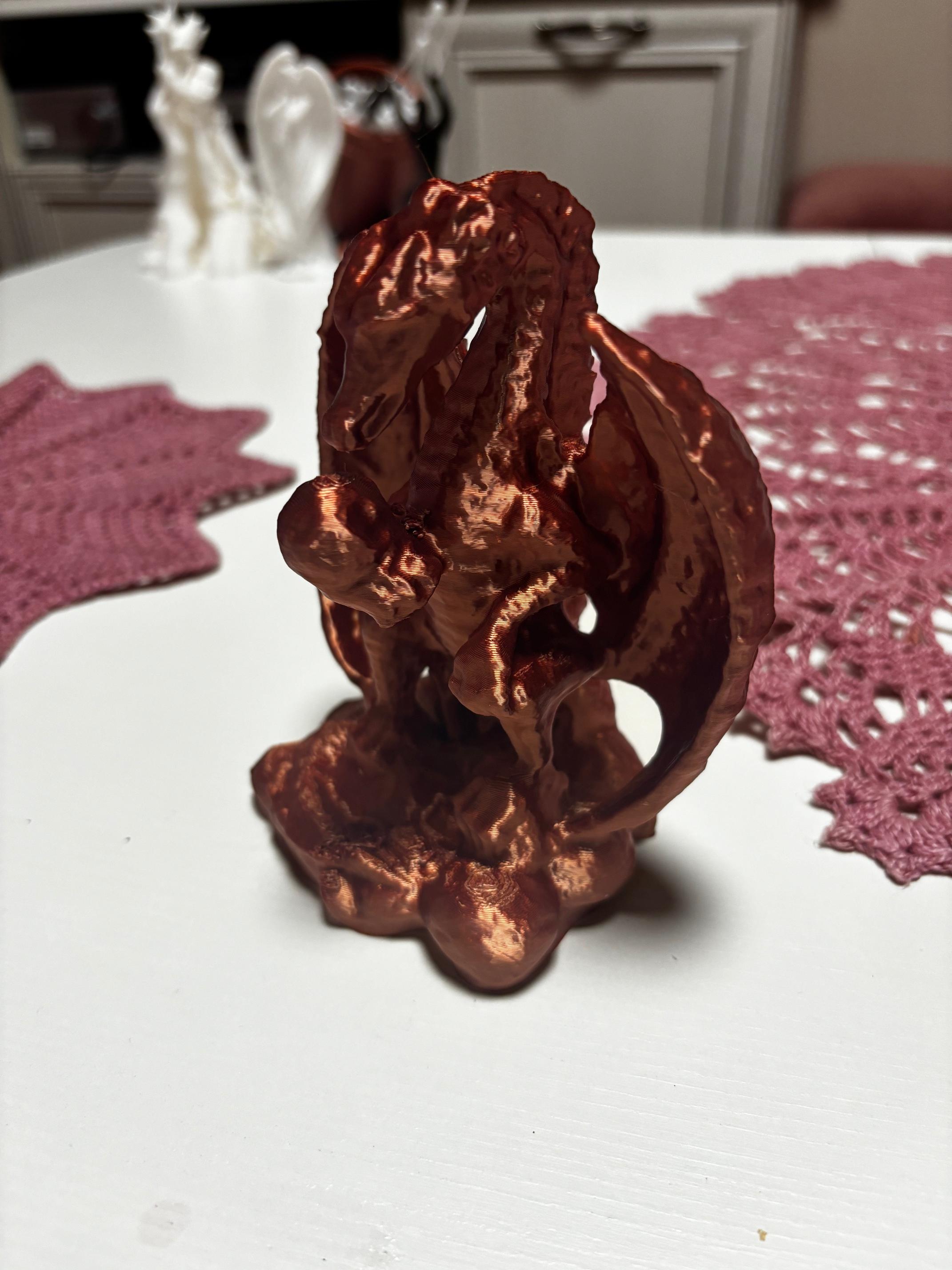 Sculpture of a dragon 3d model