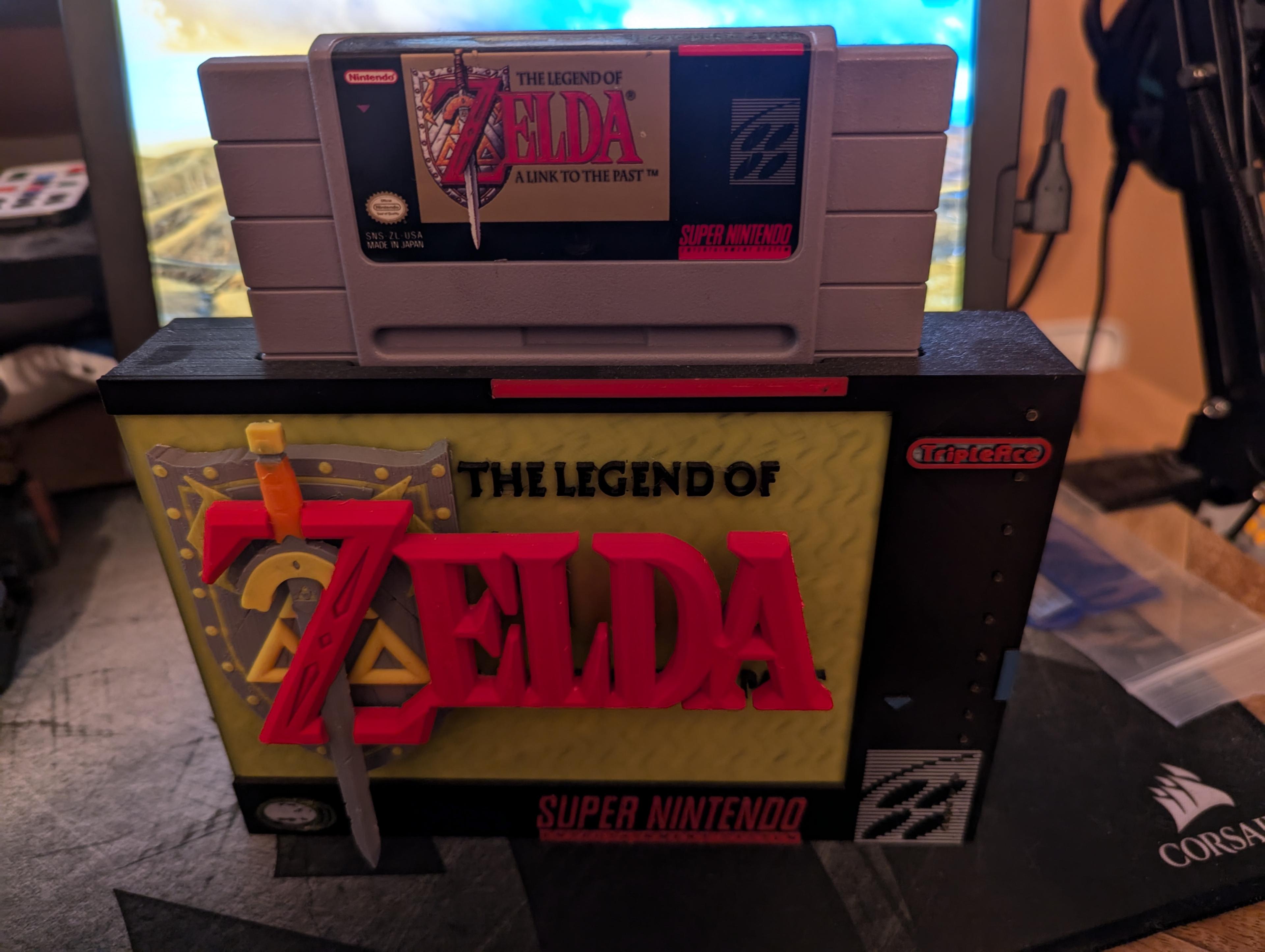 "The Legend of Zelda: A Link to the Past" Cartridge Display 3d model