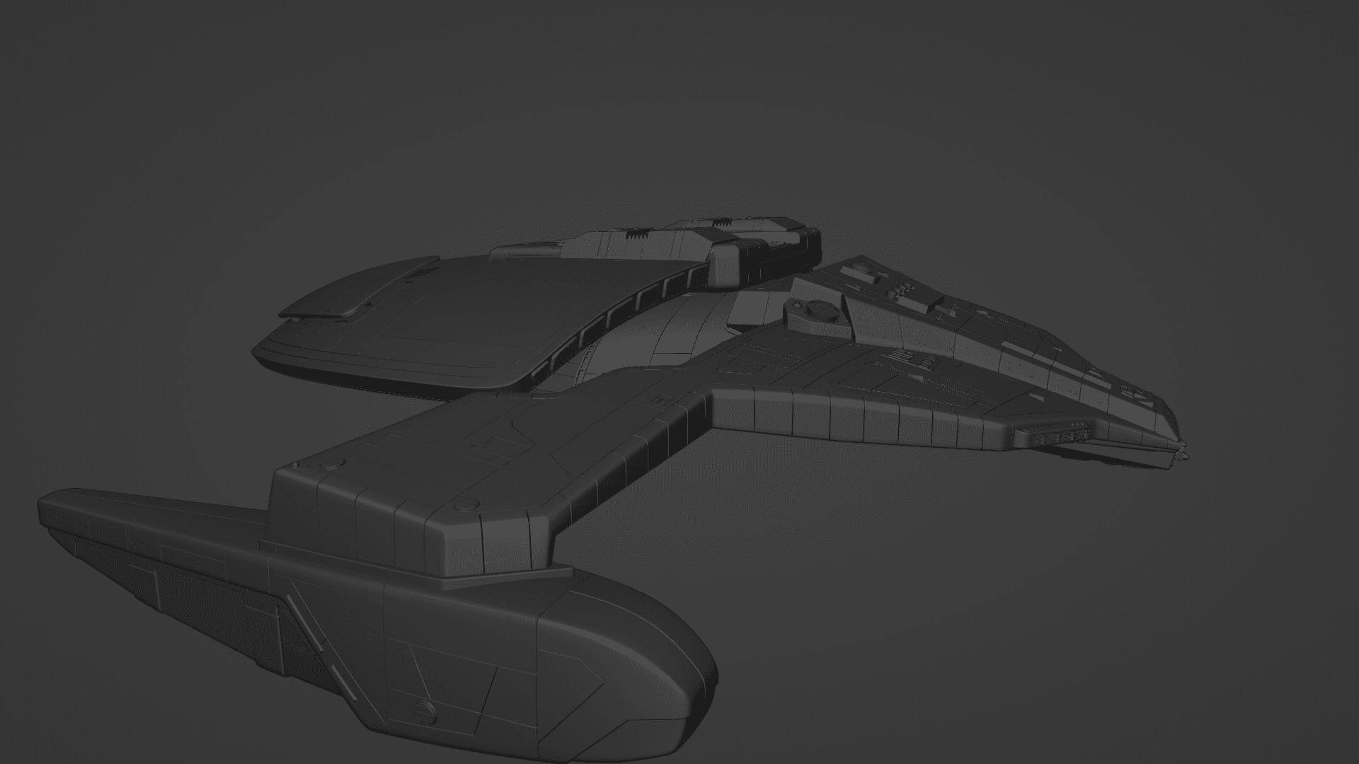PROJECT CRABHOOK SPACE BOMBER for 3d print 3d model