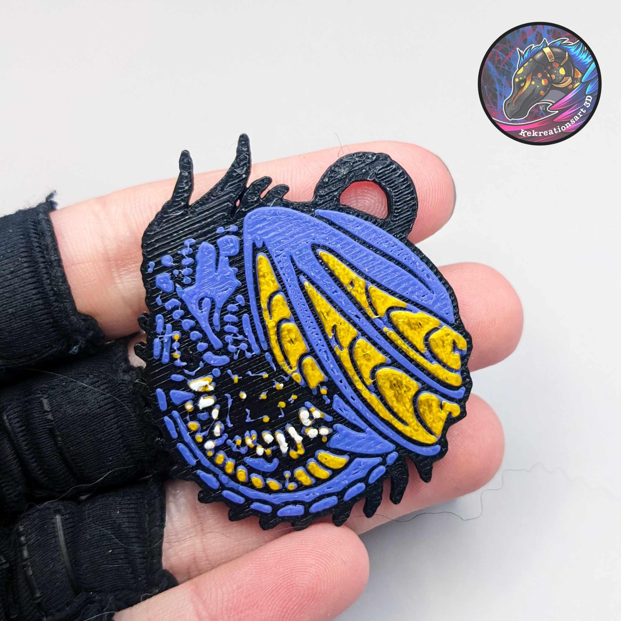Illustrated Keychains 3d model