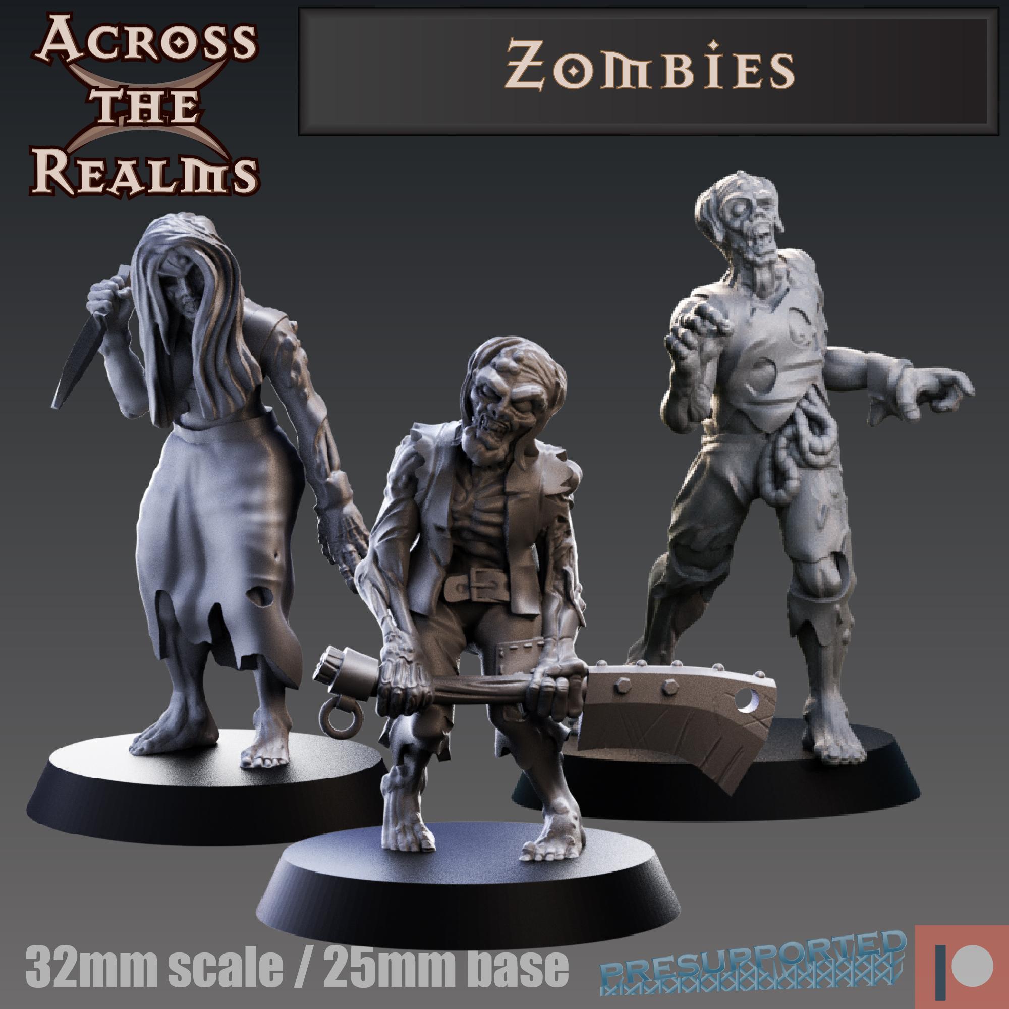 Zombies 3d model