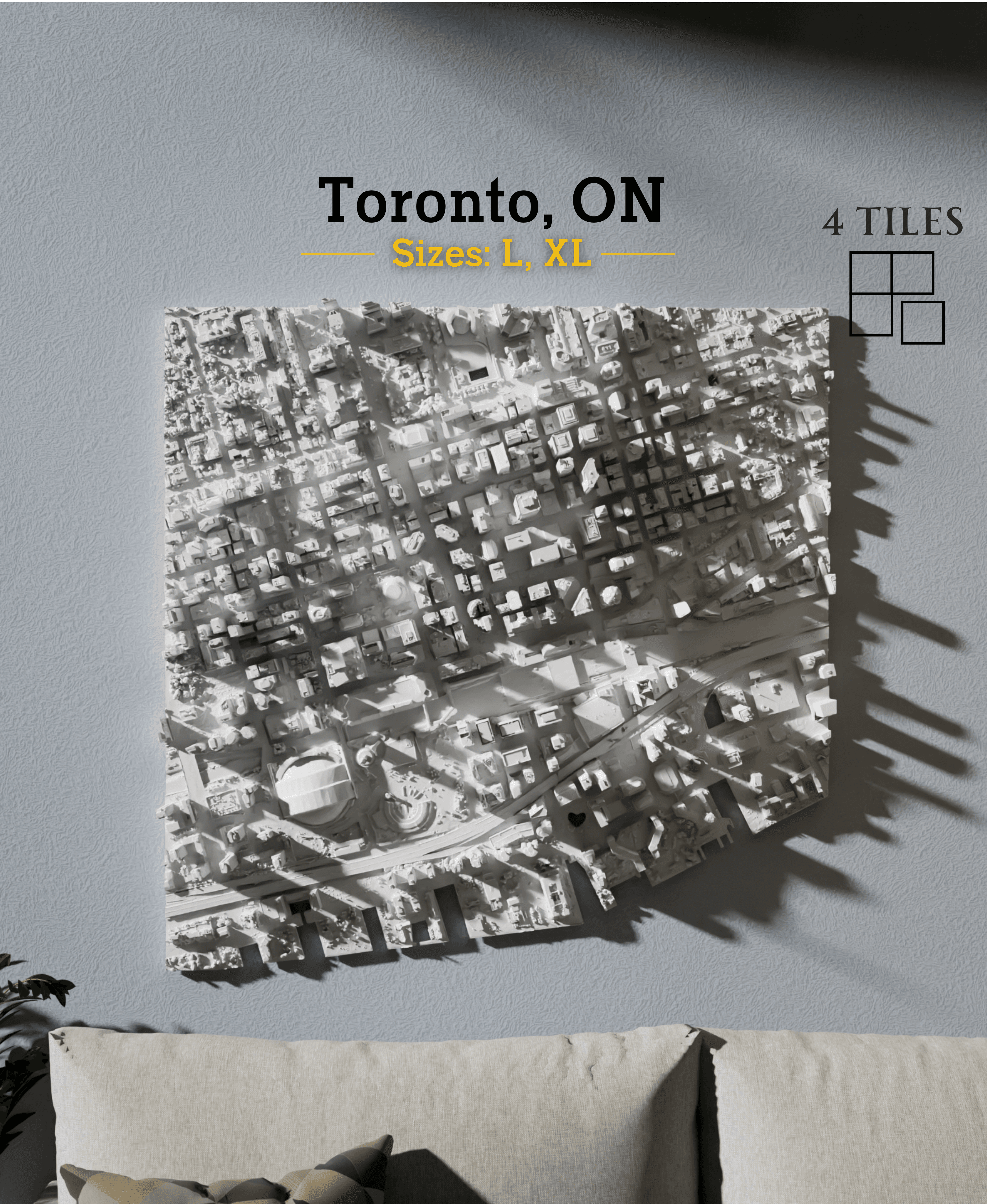 Toronto, ON - Large & Extra Large 3d model