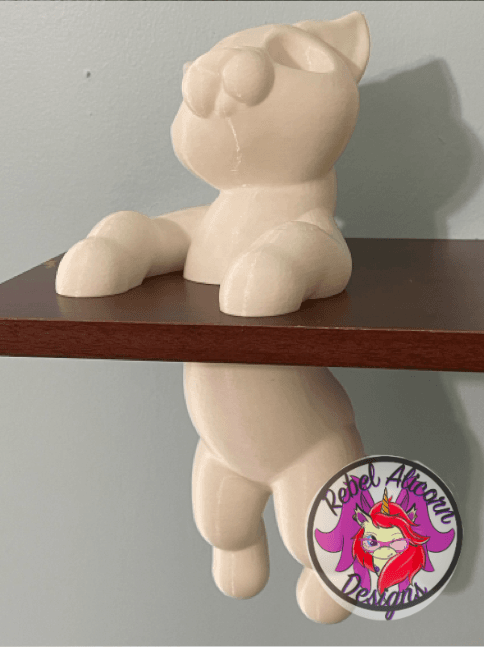 Timmy Ghost Kitty Shelf Buddy 3d model