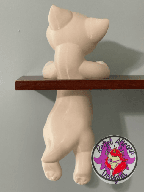 Timmy Ghost Kitty Shelf Buddy 3d model