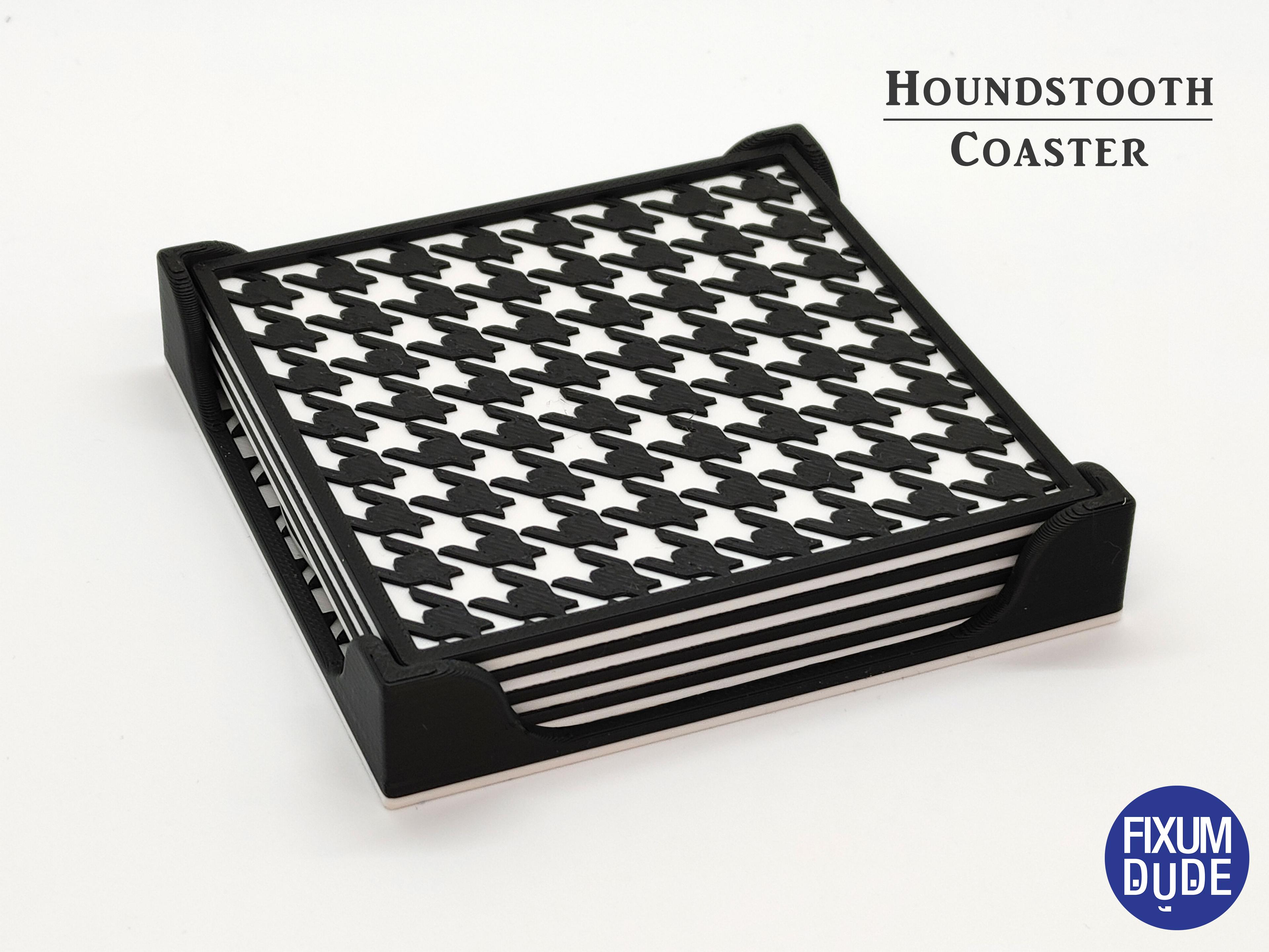 Houndstooth Coasters  3d model