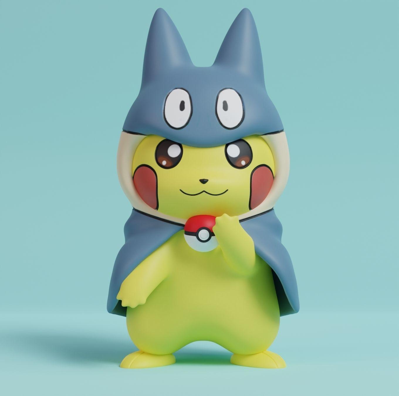 Cosplay Pikachu - Munchlax 3d model