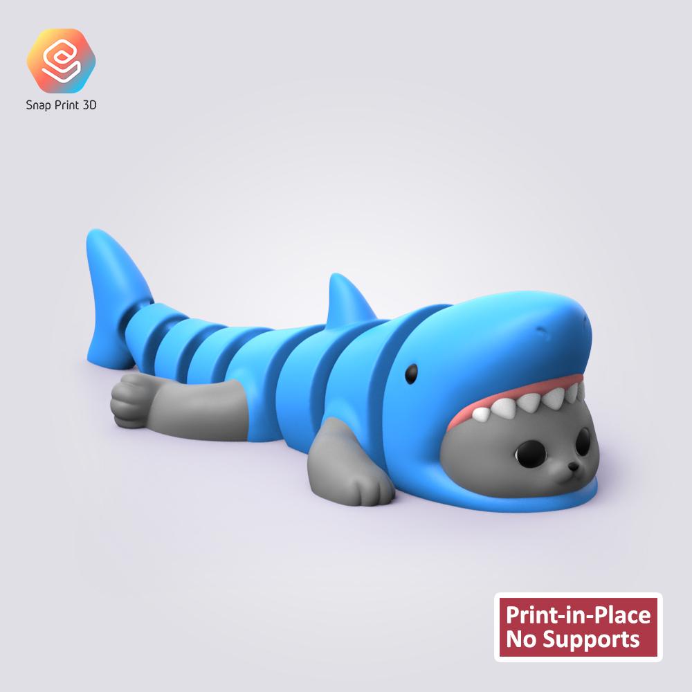 Flexi Cat Shark 3d model