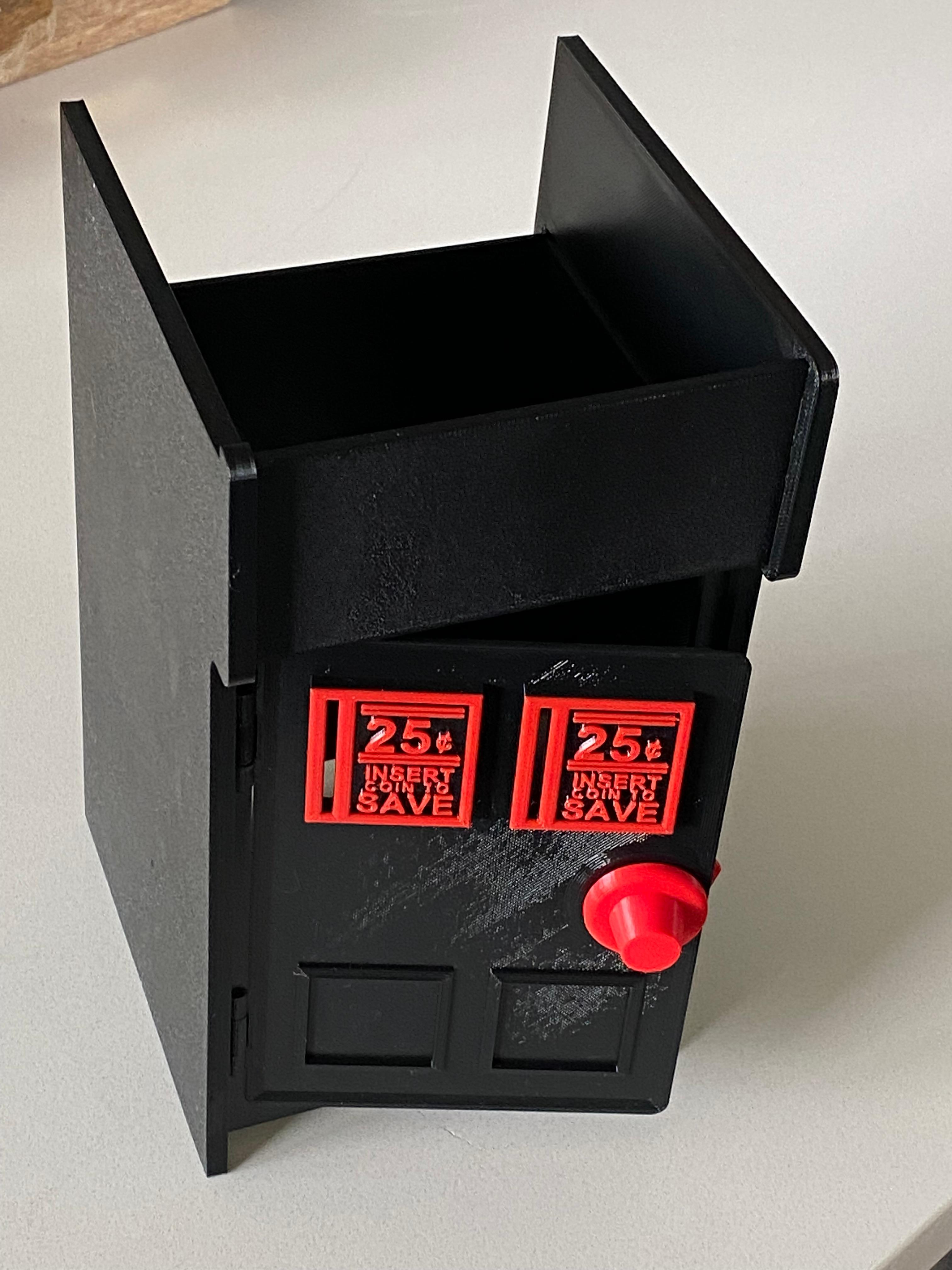 Arcade Cabinet Piggy Bank 3d model
