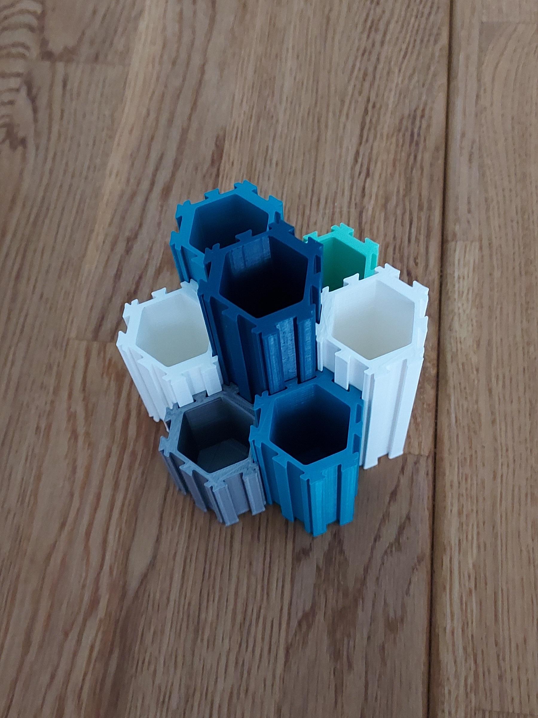 Modular Pencils or Pens Holder 3d model