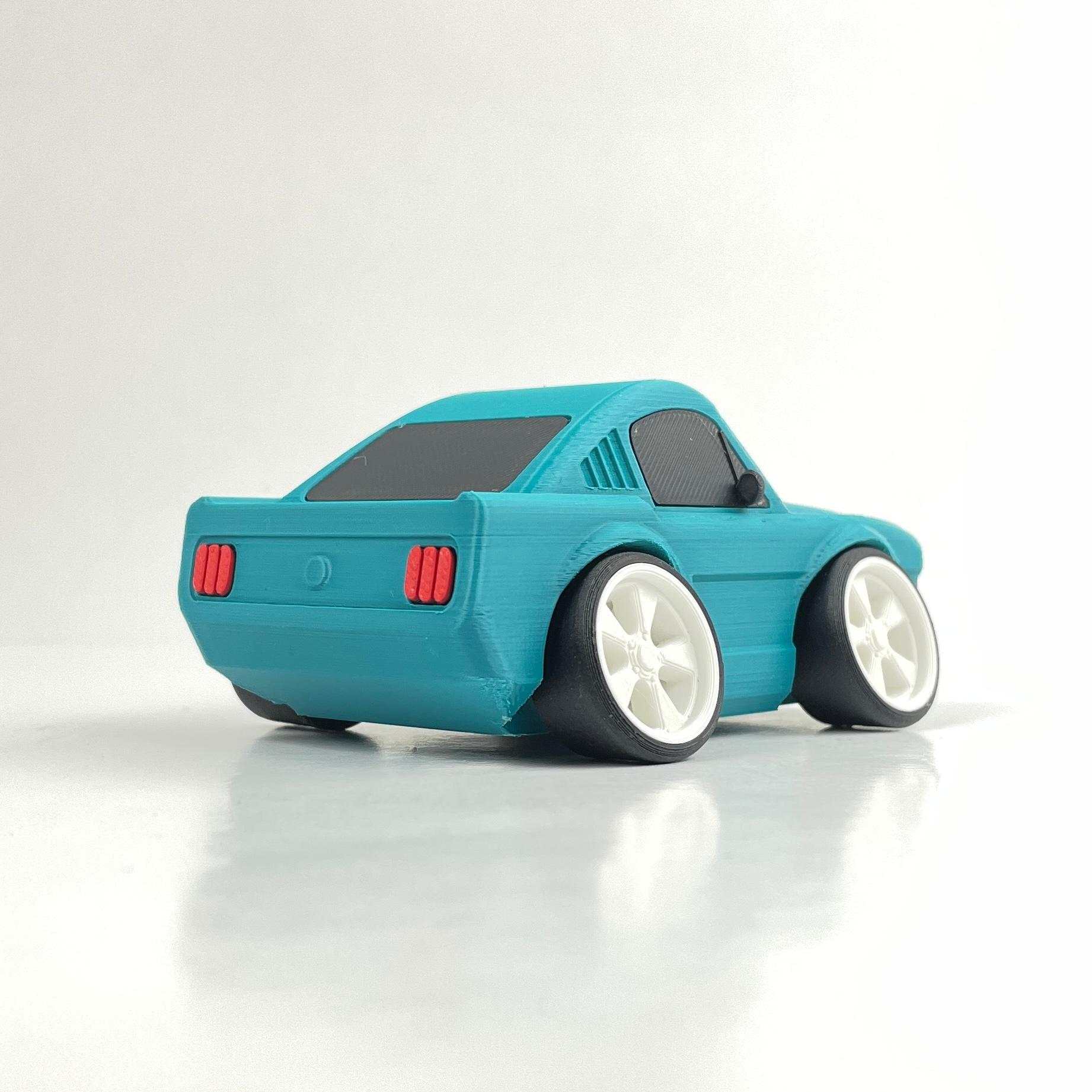 Tooned MUSTANG - Model kit 3d model