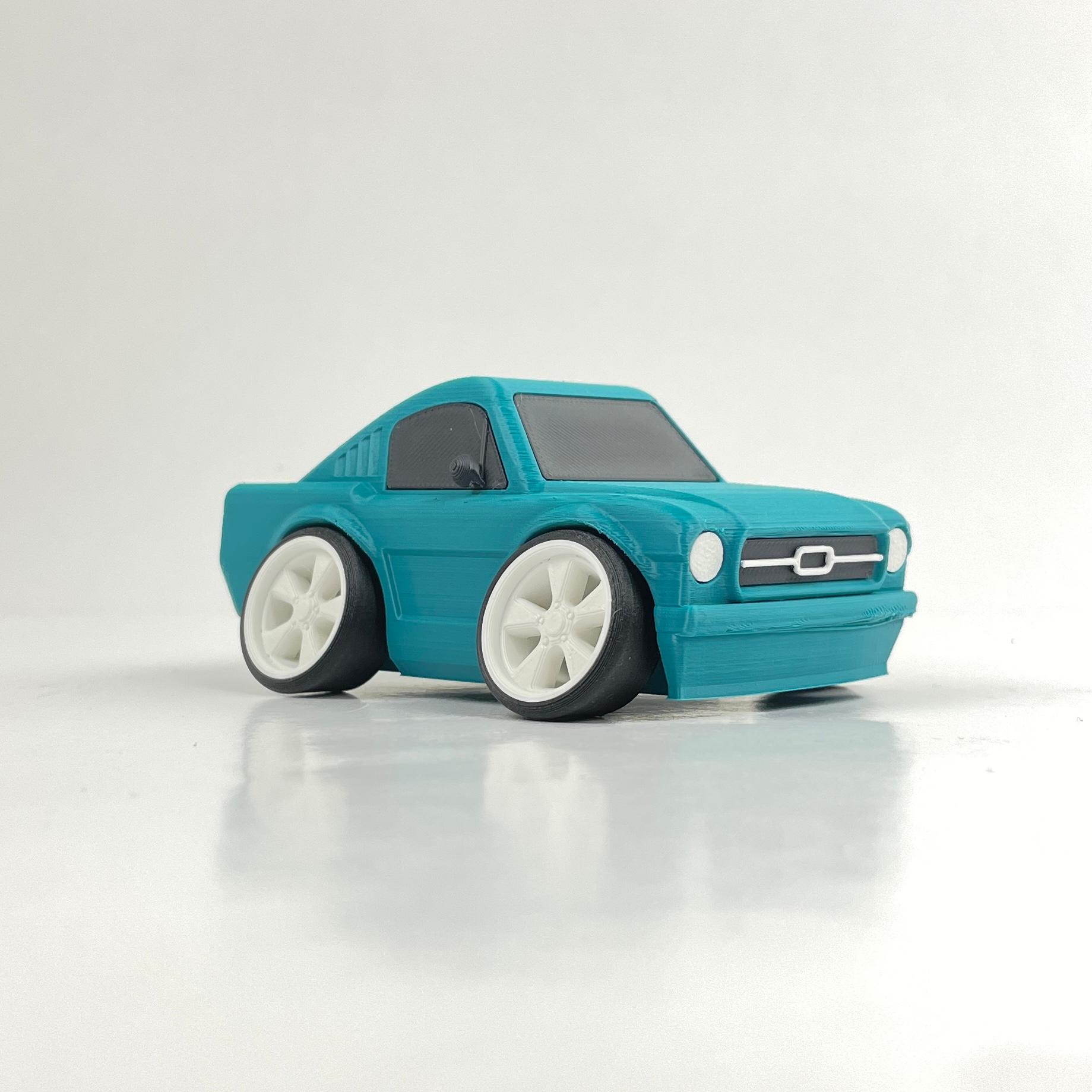 Tooned MUSTANG - Model kit 3d model