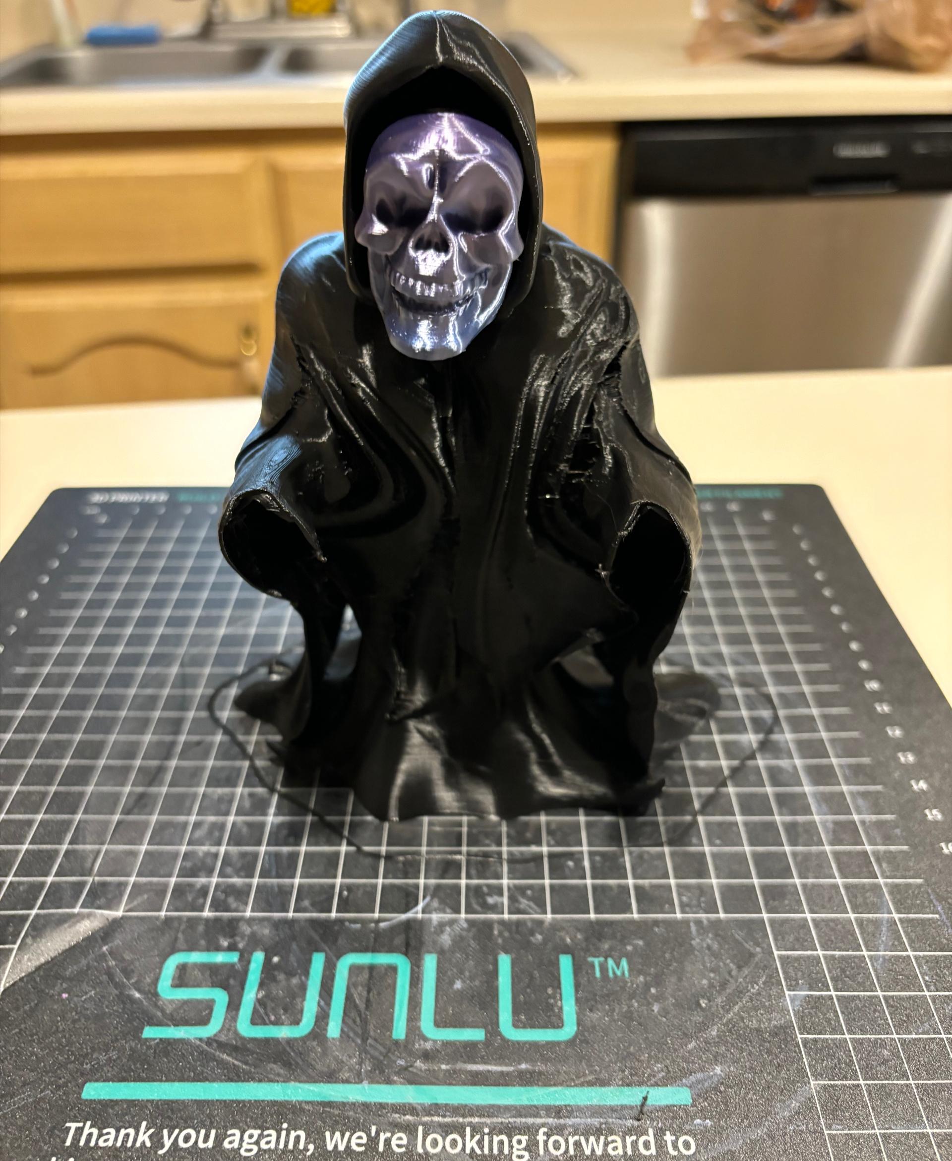 Grim Reaper, Slim Reaper - Articulated Snap-Flex Fidget (Medium Tightness Joints) 3d model