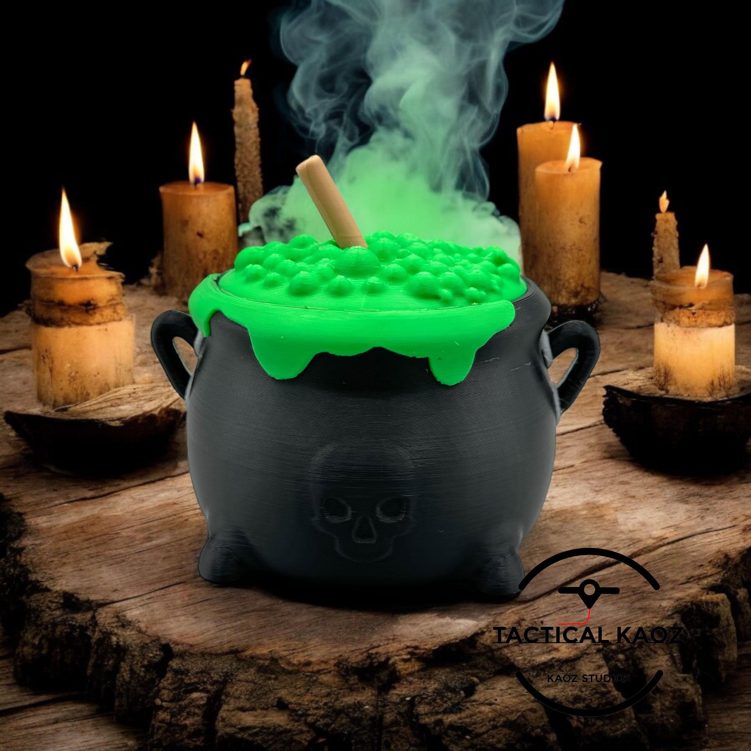 Witch's Brew Cauldron Storage Container 3d model