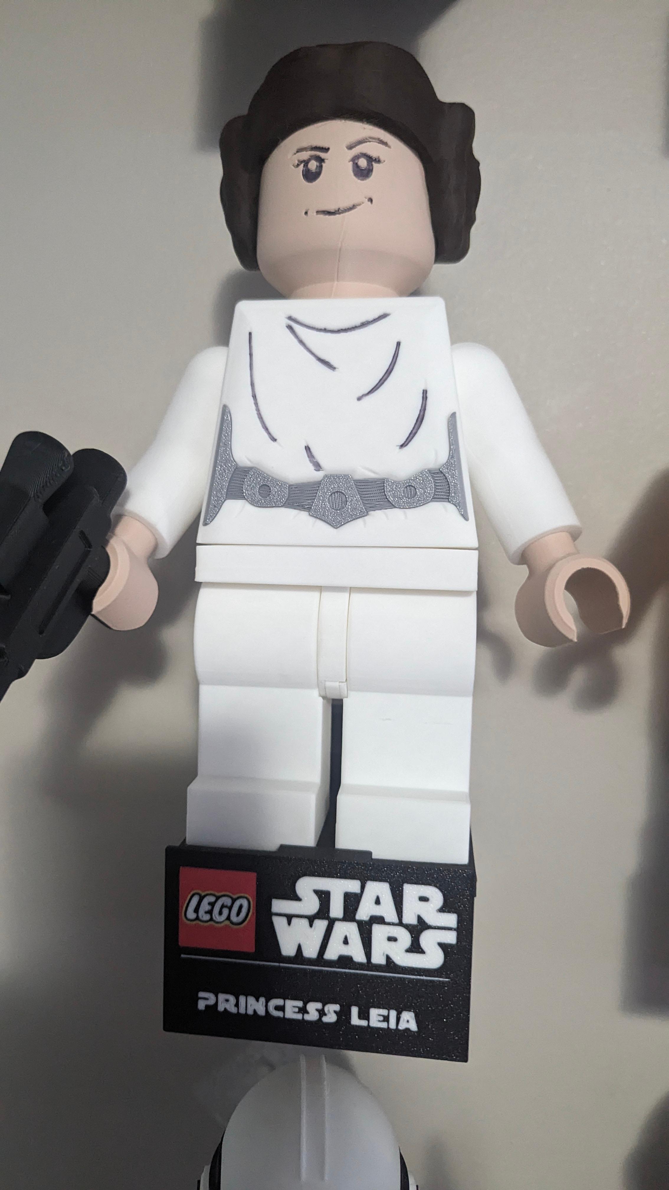 Princess Leia Nameplate 3d model