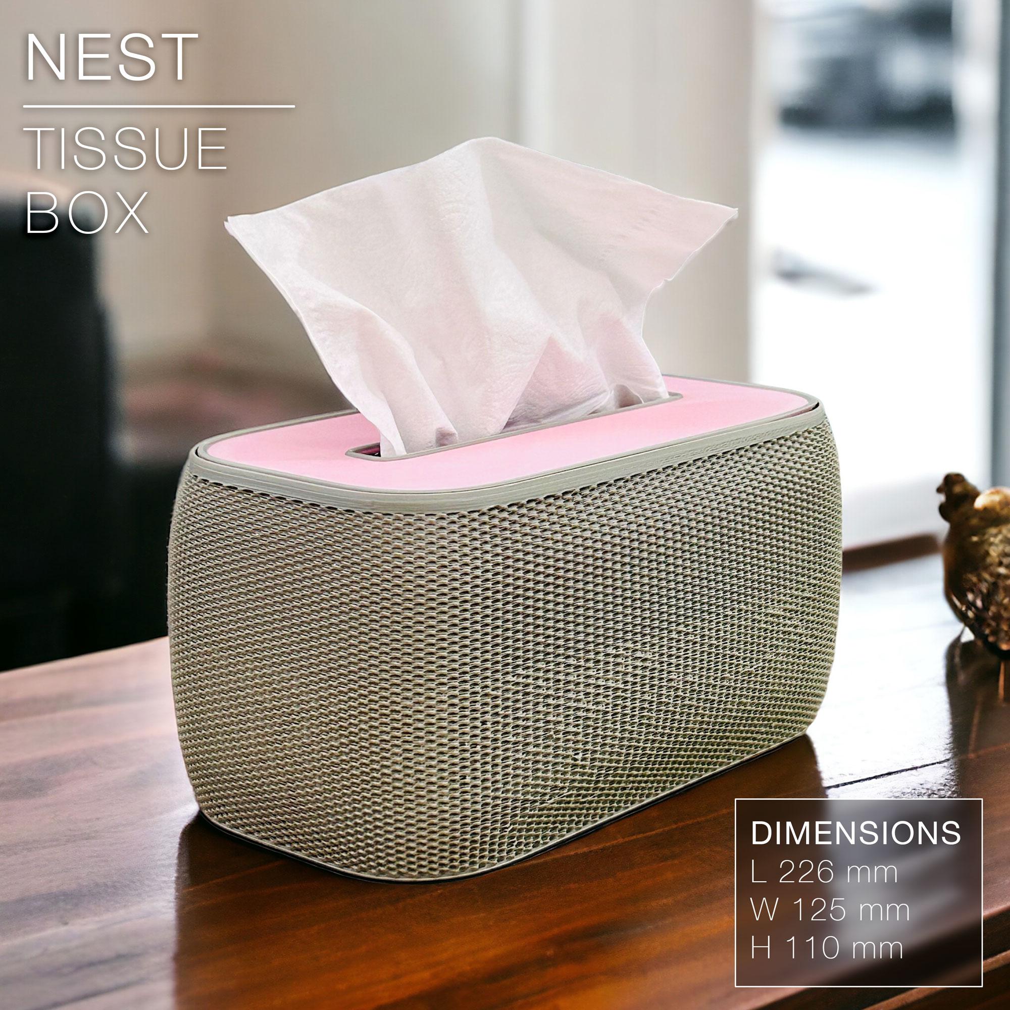 NEST  |  Wicker Tissue Box 3d model