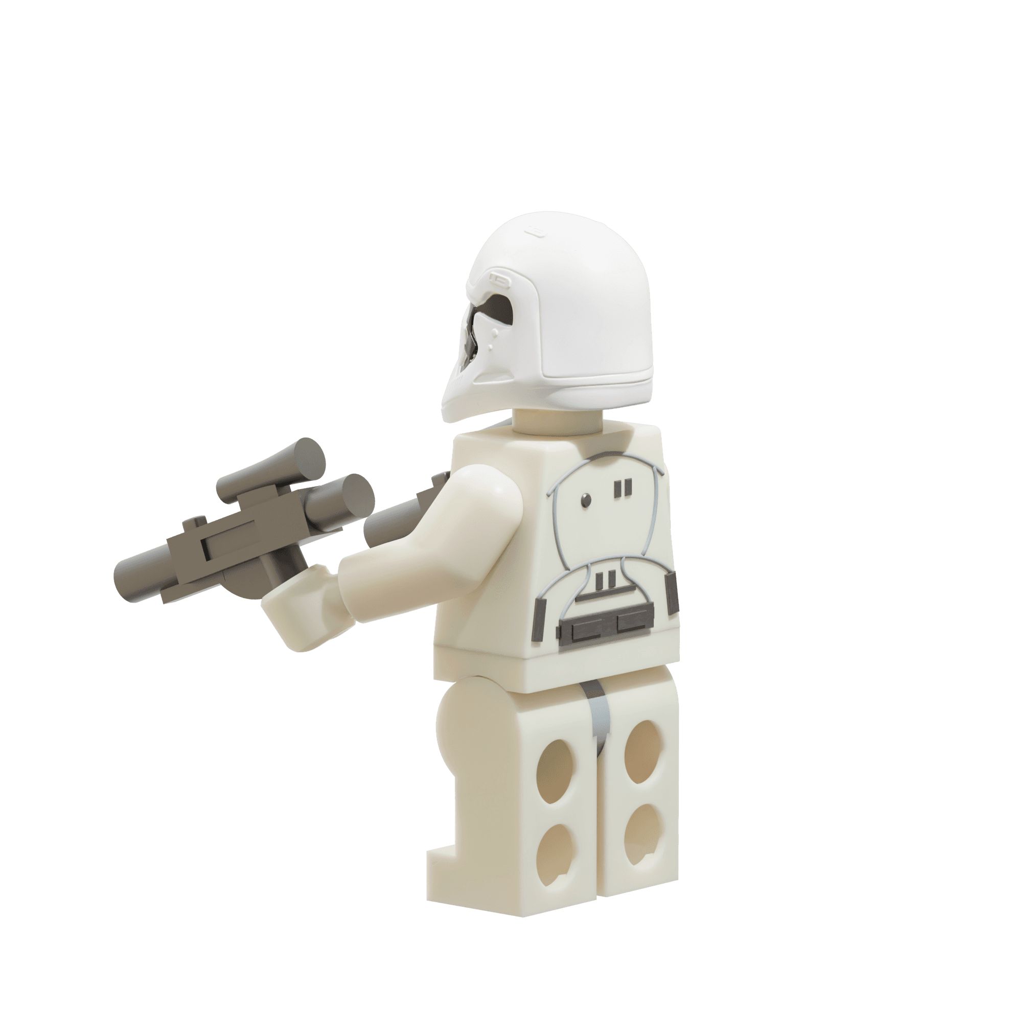 First Order Stormtrooper Lego Figure 3d model