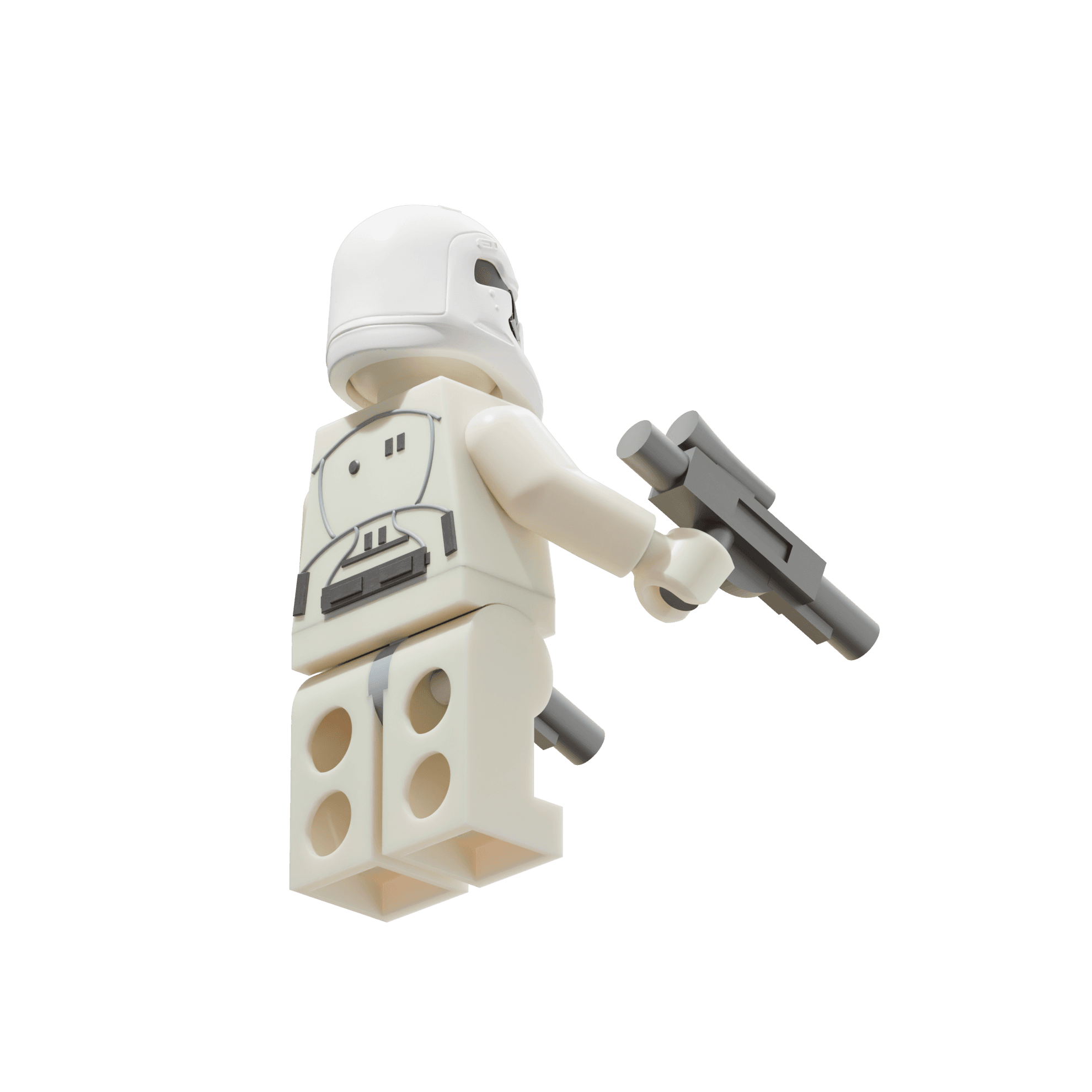 First Order Stormtrooper Lego Figure 3d model