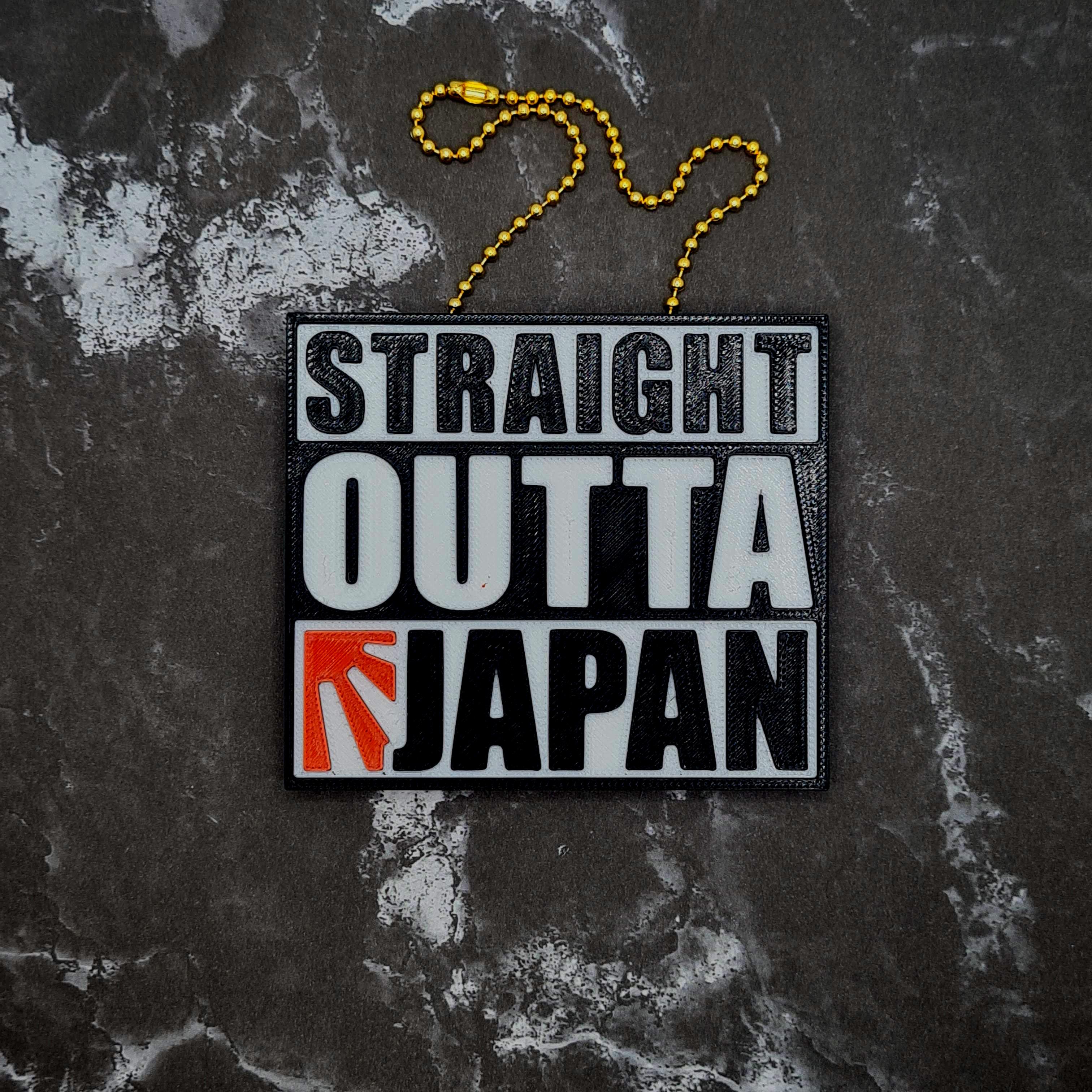 Straight Outta Japan Charm 3d model