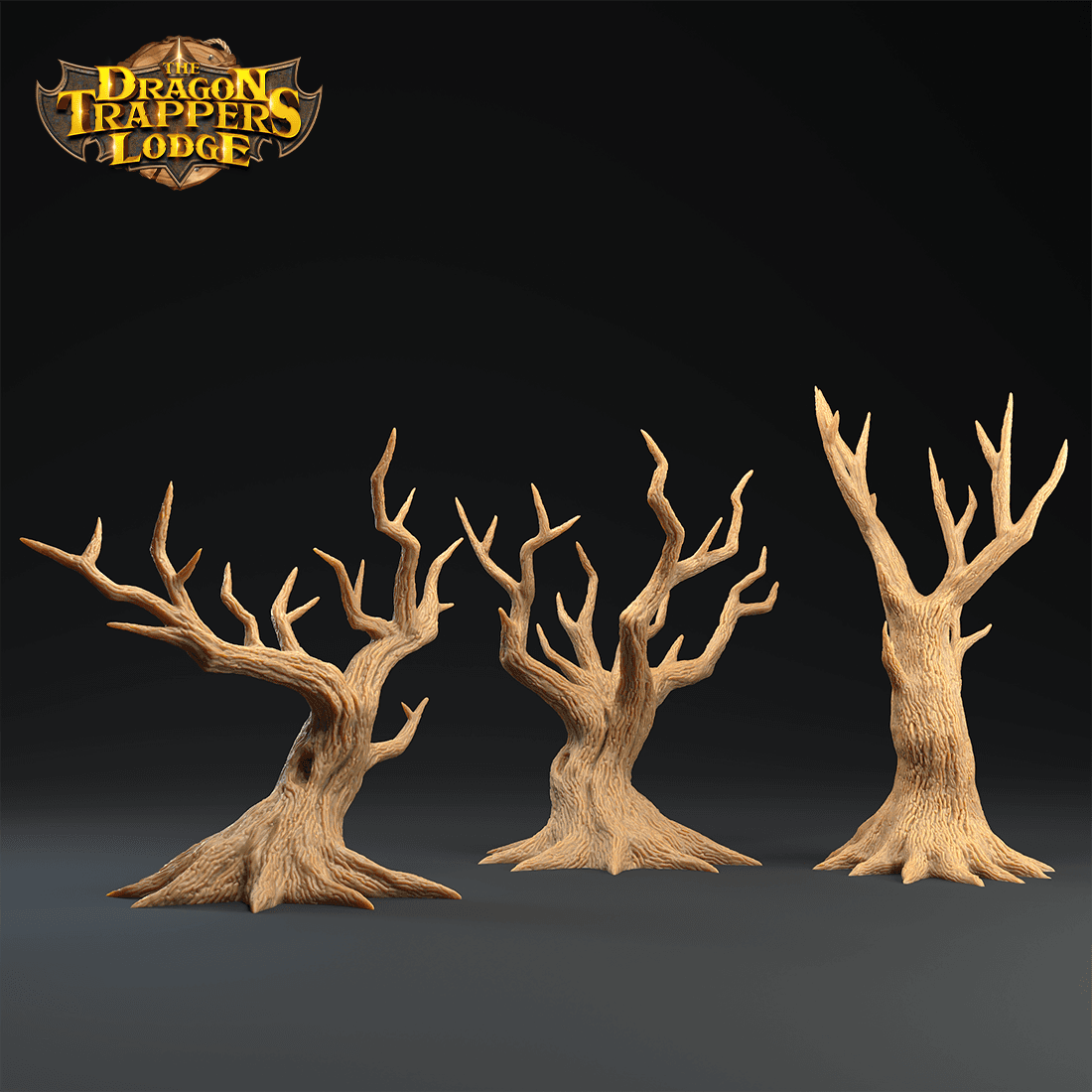 Spooky Trees 3d model