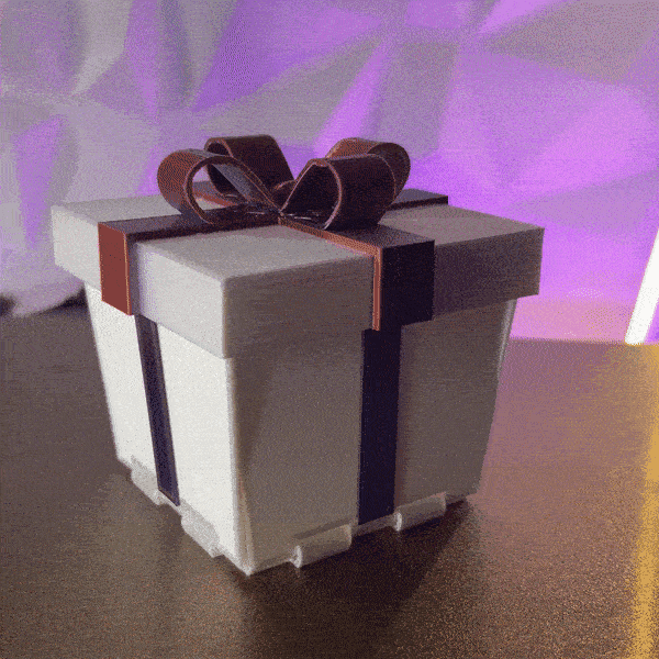 Surprise Gift Box 3d model