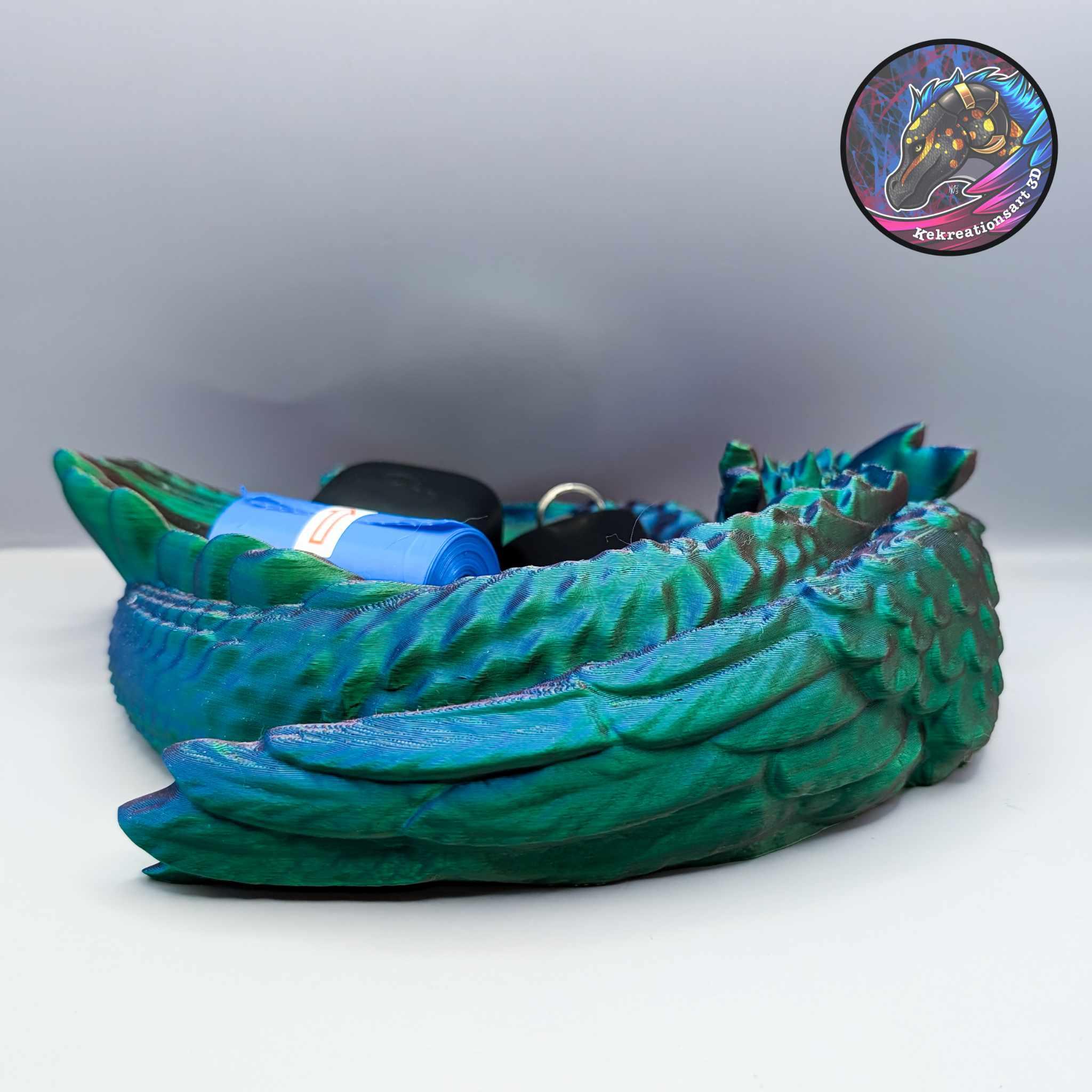 Feather Dragon Key Tray 3d model