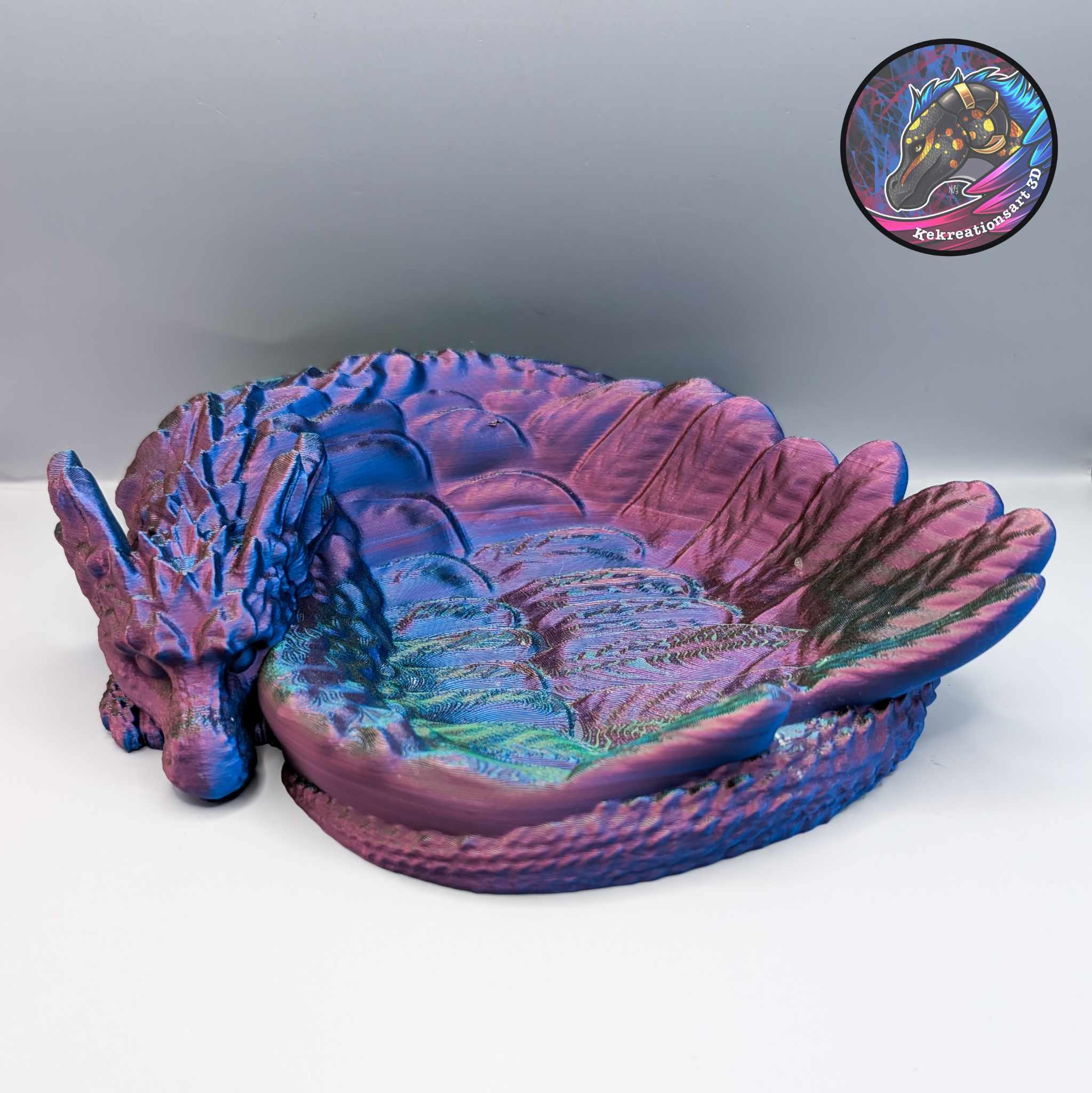 Feather Dragon Key Tray 3d model