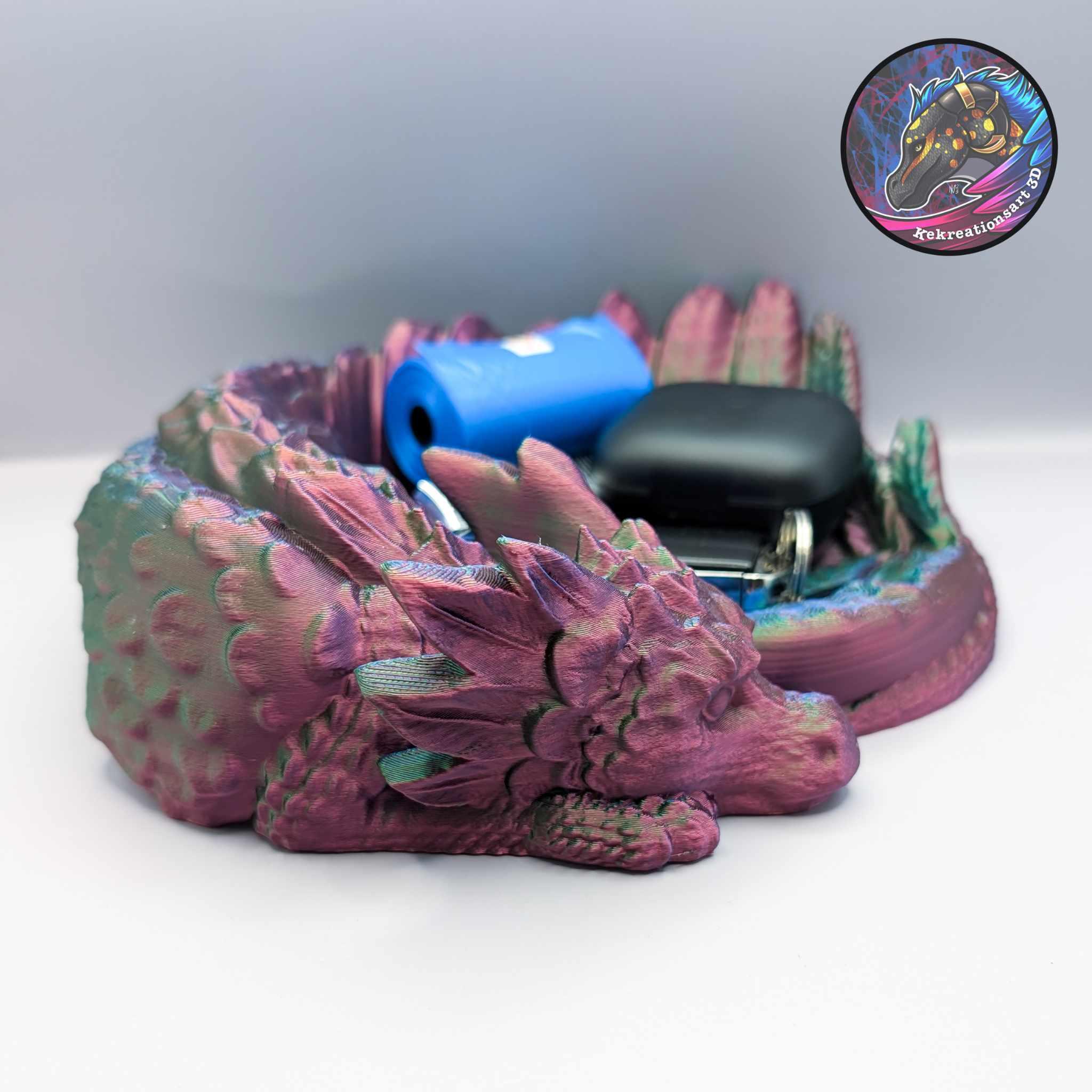 Feather Dragon Key Tray 3d model