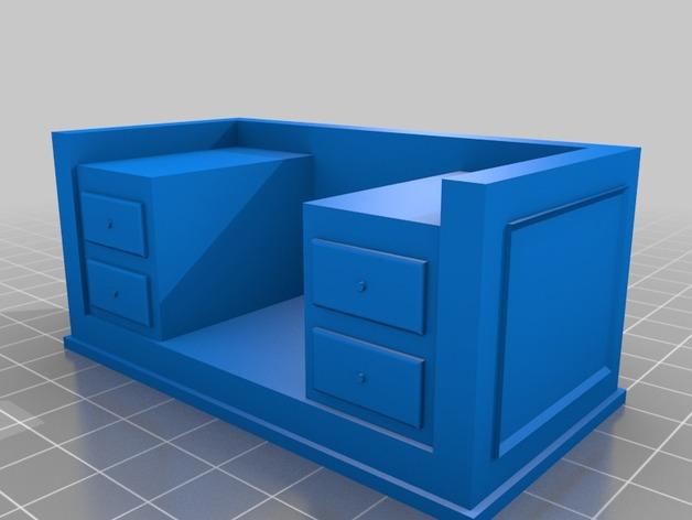 Toy Desk and Chair 3d model