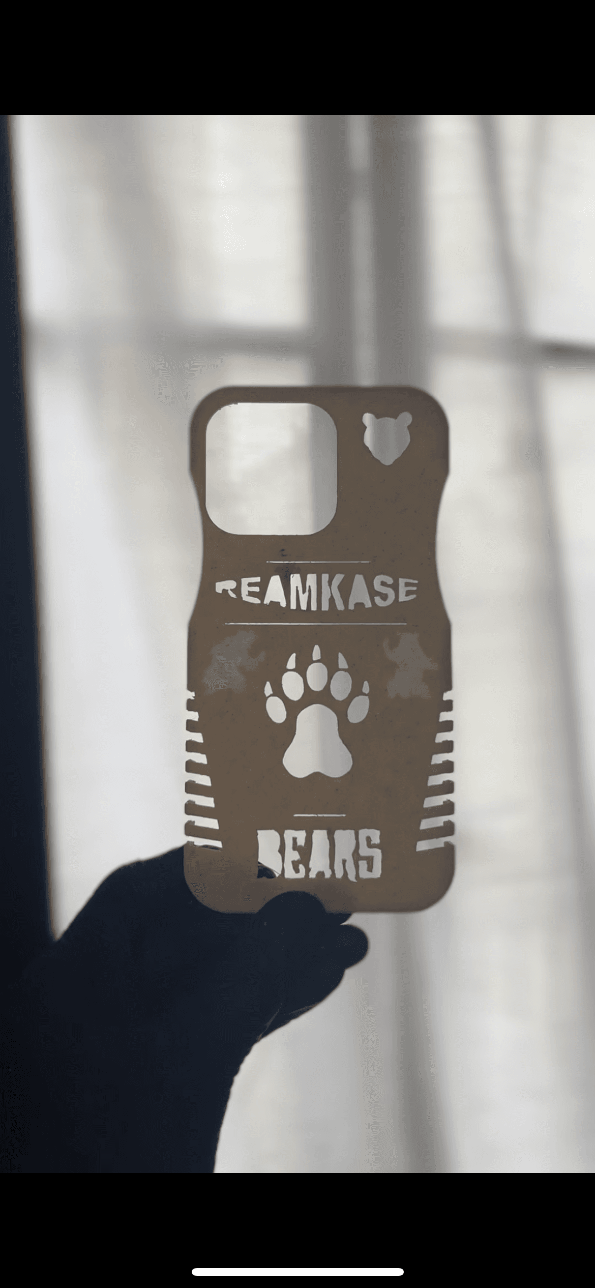 Iphone case 13 Pro bear / Coque Iphone 13 Pro ours 3d model