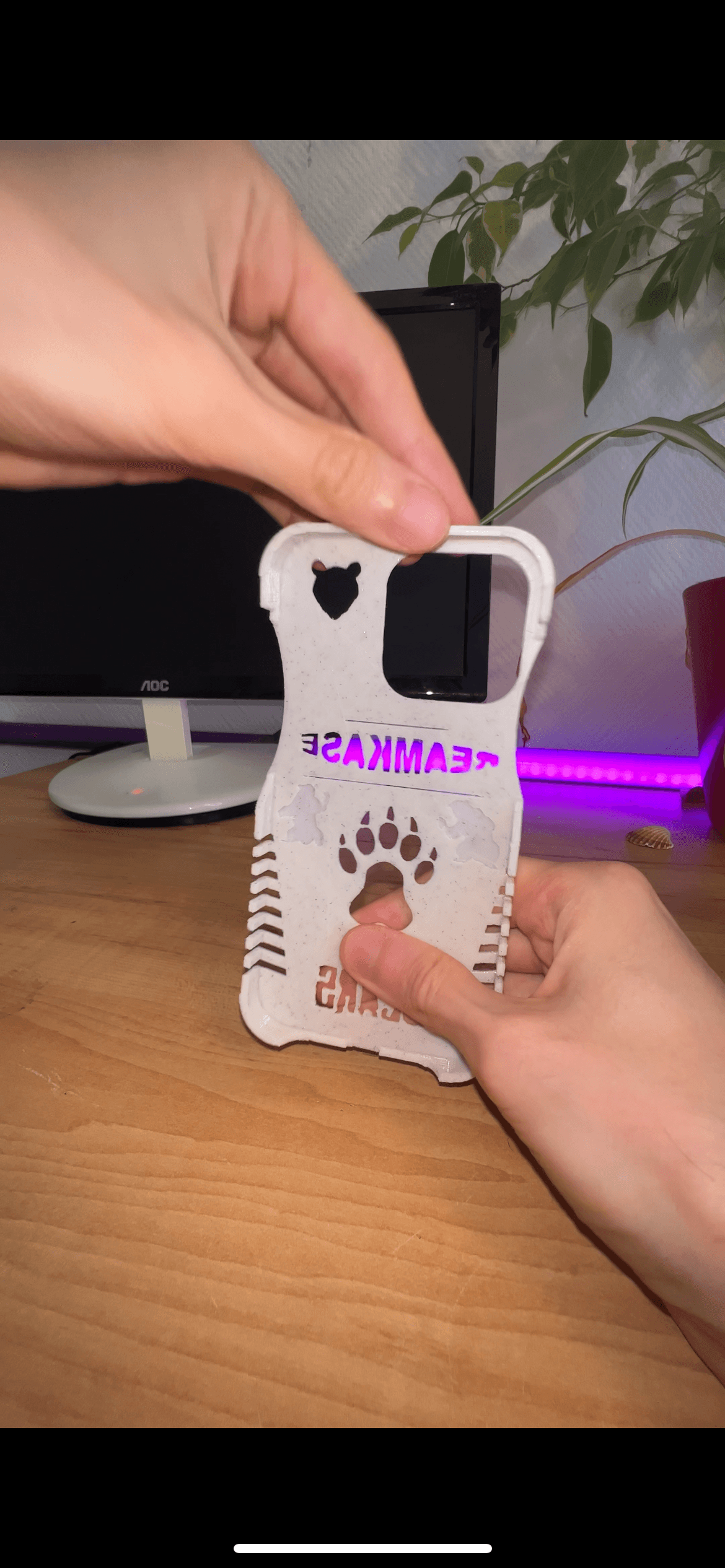 Iphone case 13 Pro bear / Coque Iphone 13 Pro ours 3d model