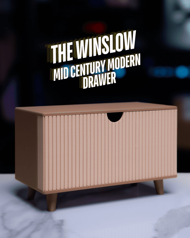 The Winslow - Mid Century Modern Drawer 3d model