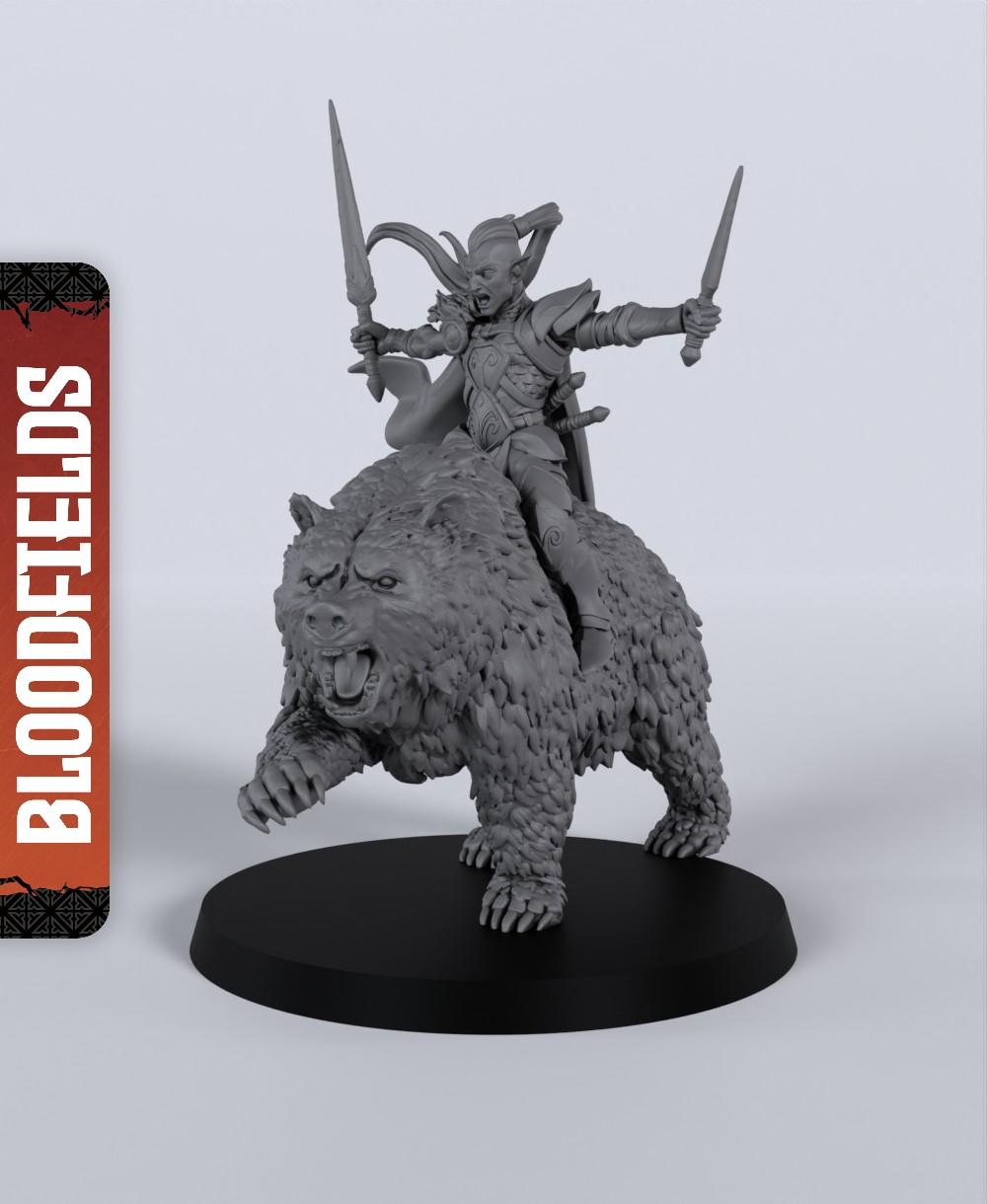 Urasarin Ironleaf - With Free Dragon Warhammer - 5e DnD Inspired for RPG and Wargamers 3d model