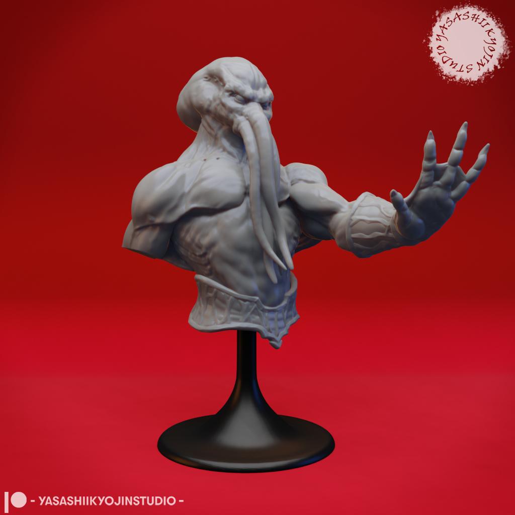 Mind Flayer / Illithid - Bust 3d model
