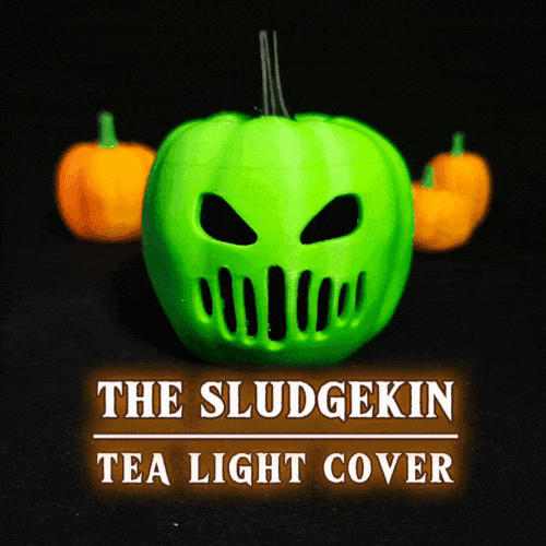 The Sludgekin Decorative Tea Light Cover for Halloween [2024] 3d model