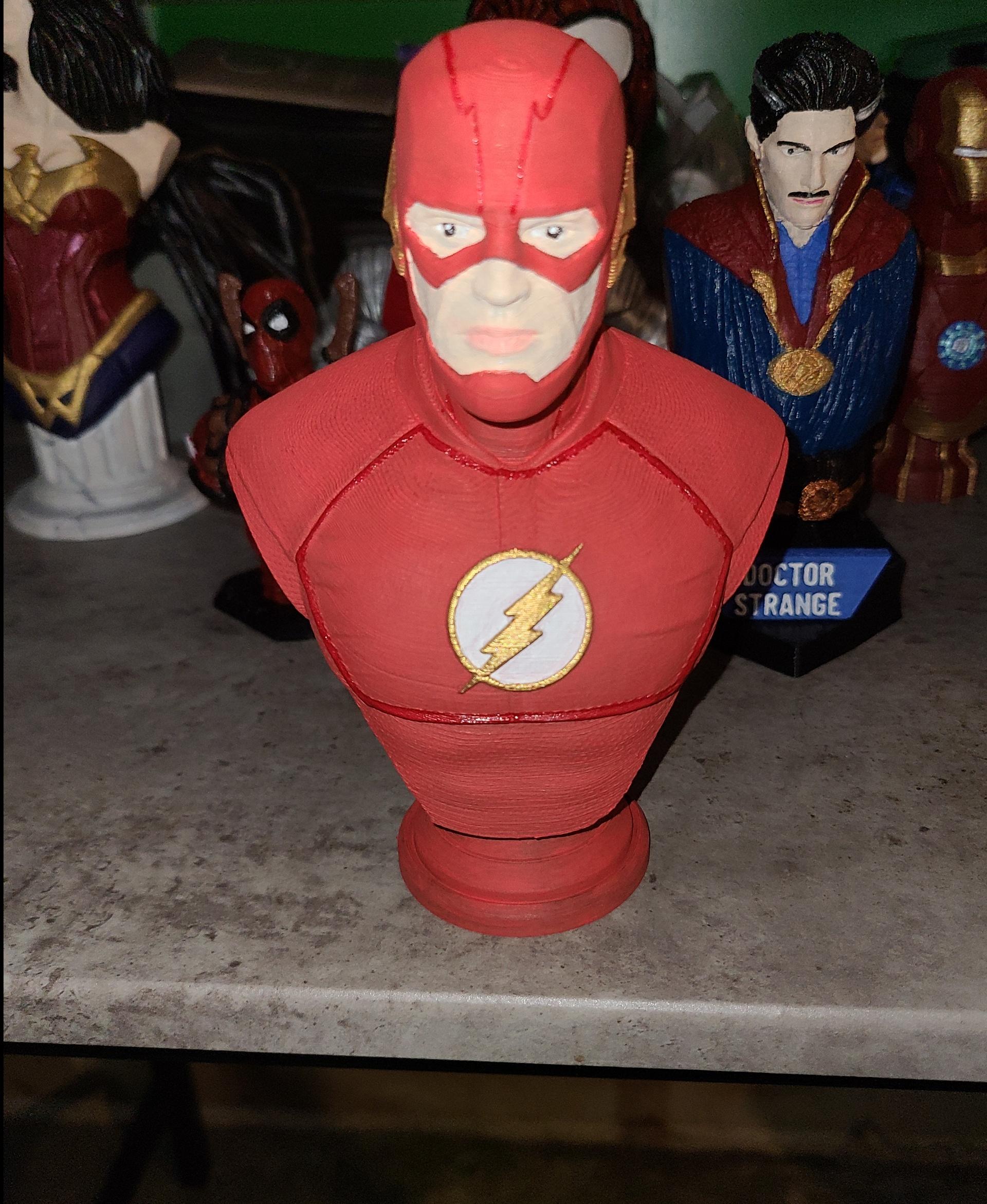 The Flash Bust - The Flash bust - 3d model