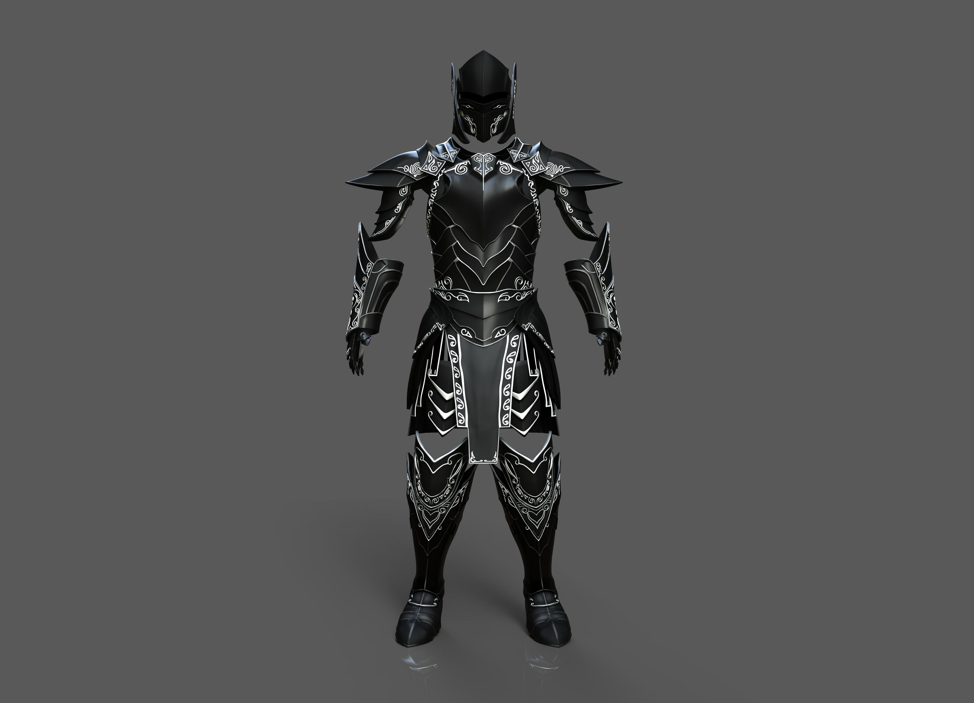 Skyrim Ebony Armor 3d model